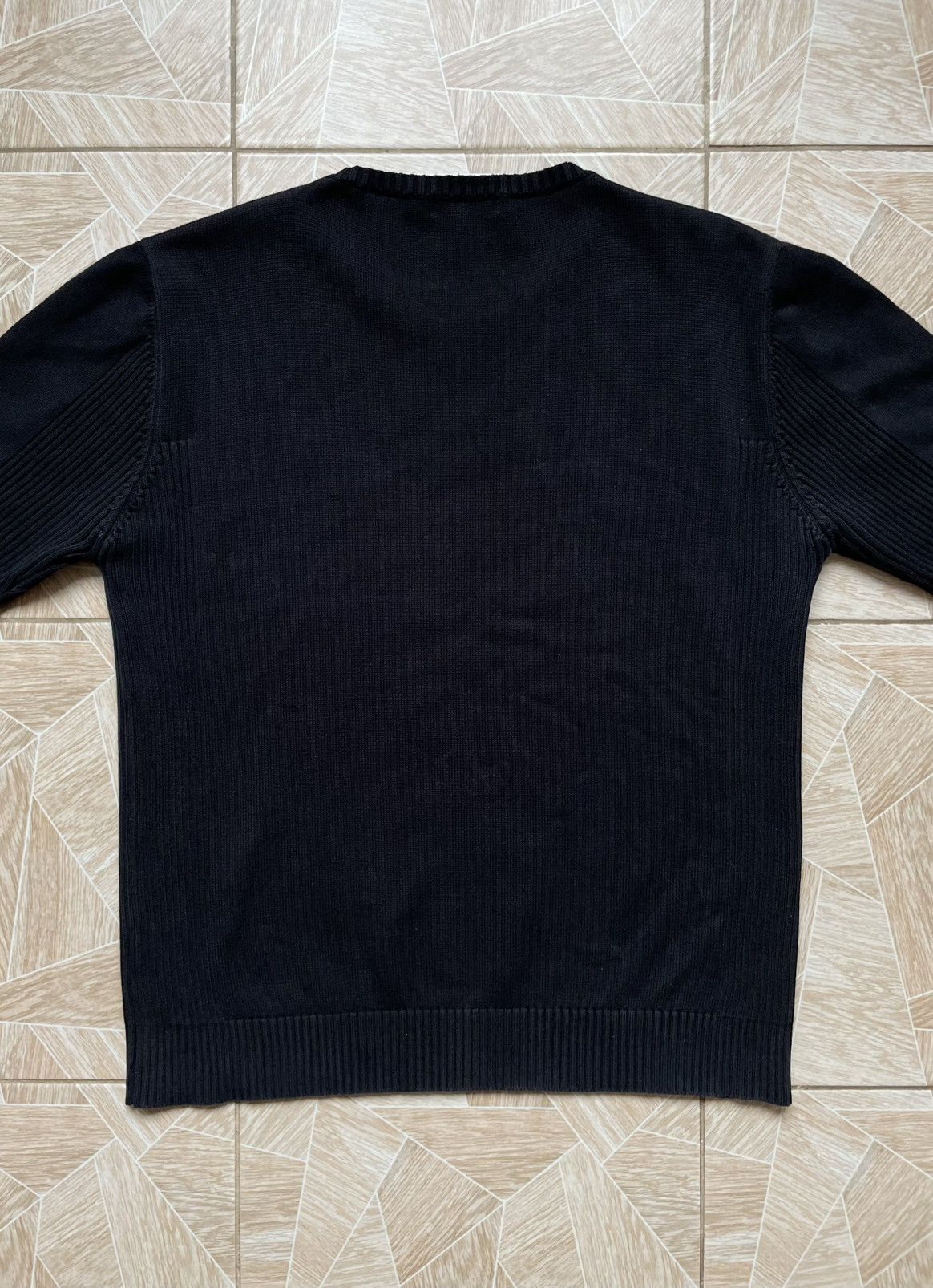 Giorgio Armani × Vintage 90s Italy Designer Giorgio Armani Logo Crew Neck Sweater XL Size US XL / EU 56 / 4 - 4 Thumbnail