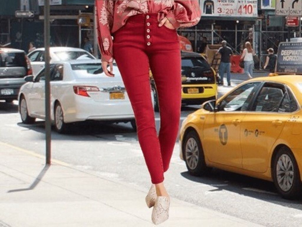 Anthropologie Anthropologie Pilcro&Letterpress Skinny Jeans Women Size 29 Size 29" - 14 Thumbnail