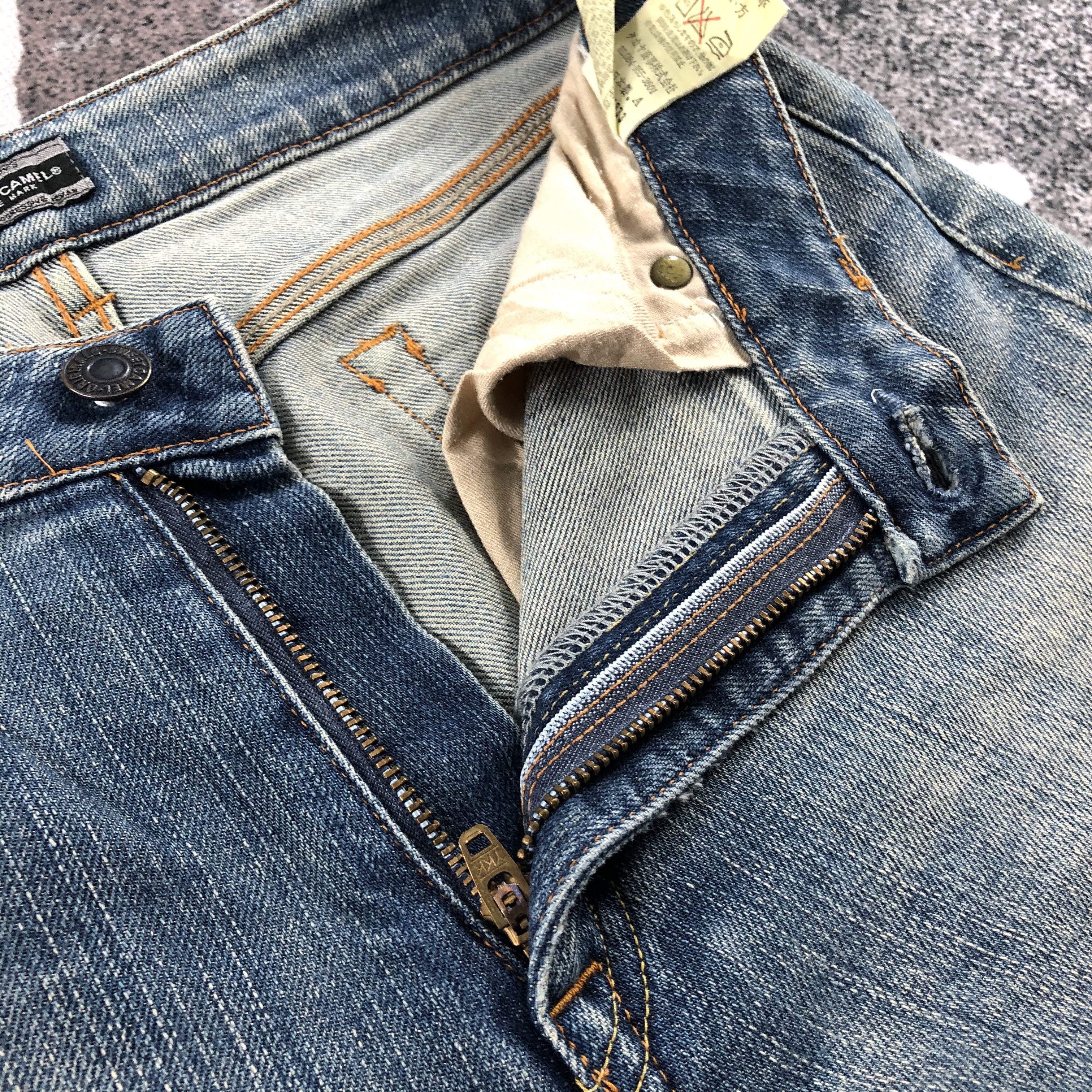 Japanese Brand Sweet Camel Jeans Faded Blue Flare Denim KJ1232 Size 28" / US 6 / IT 42 - 7 Thumbnail