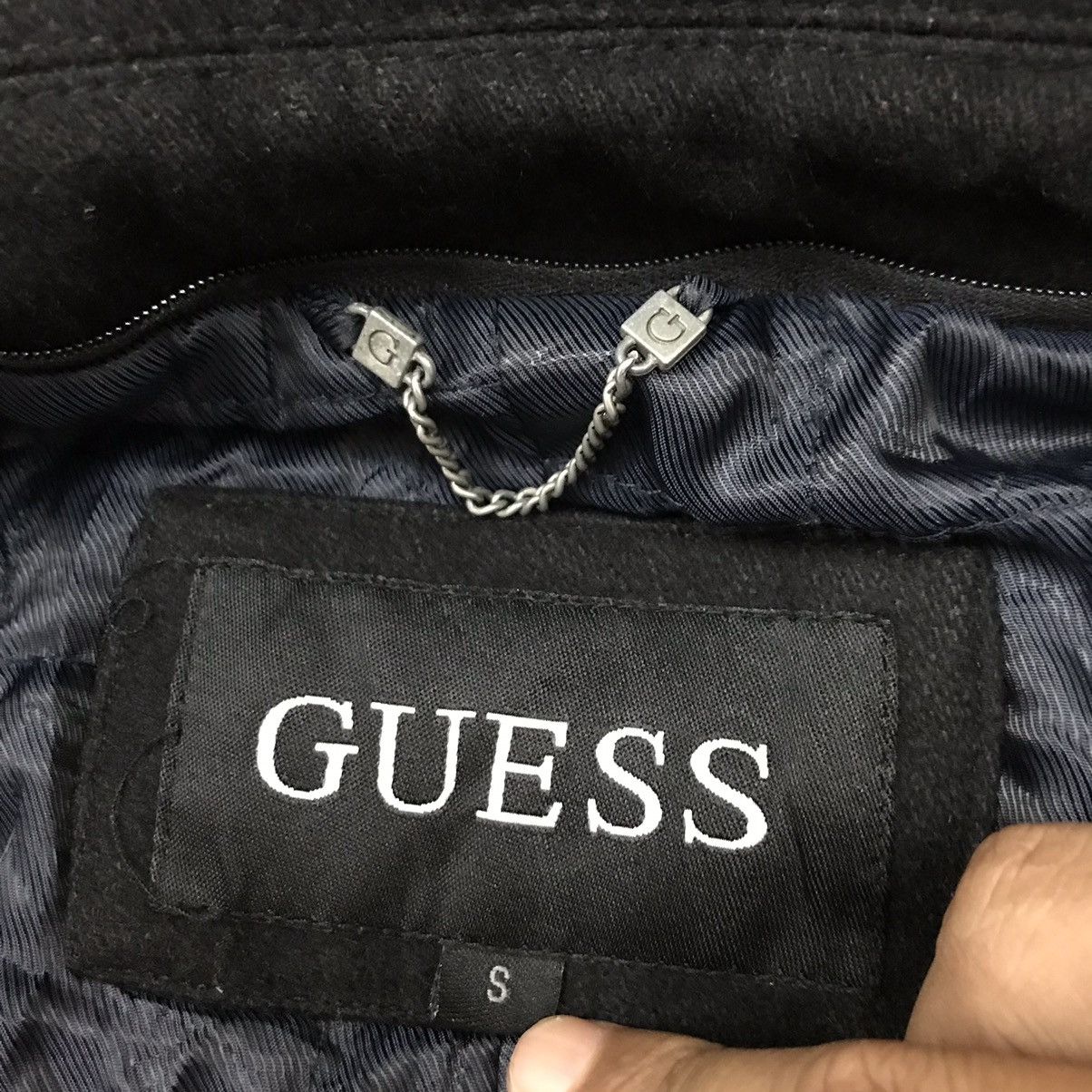 Guess Vintage Guess Wool Coat Jacket Size US M / EU 48-50 / 2 - 7 Thumbnail