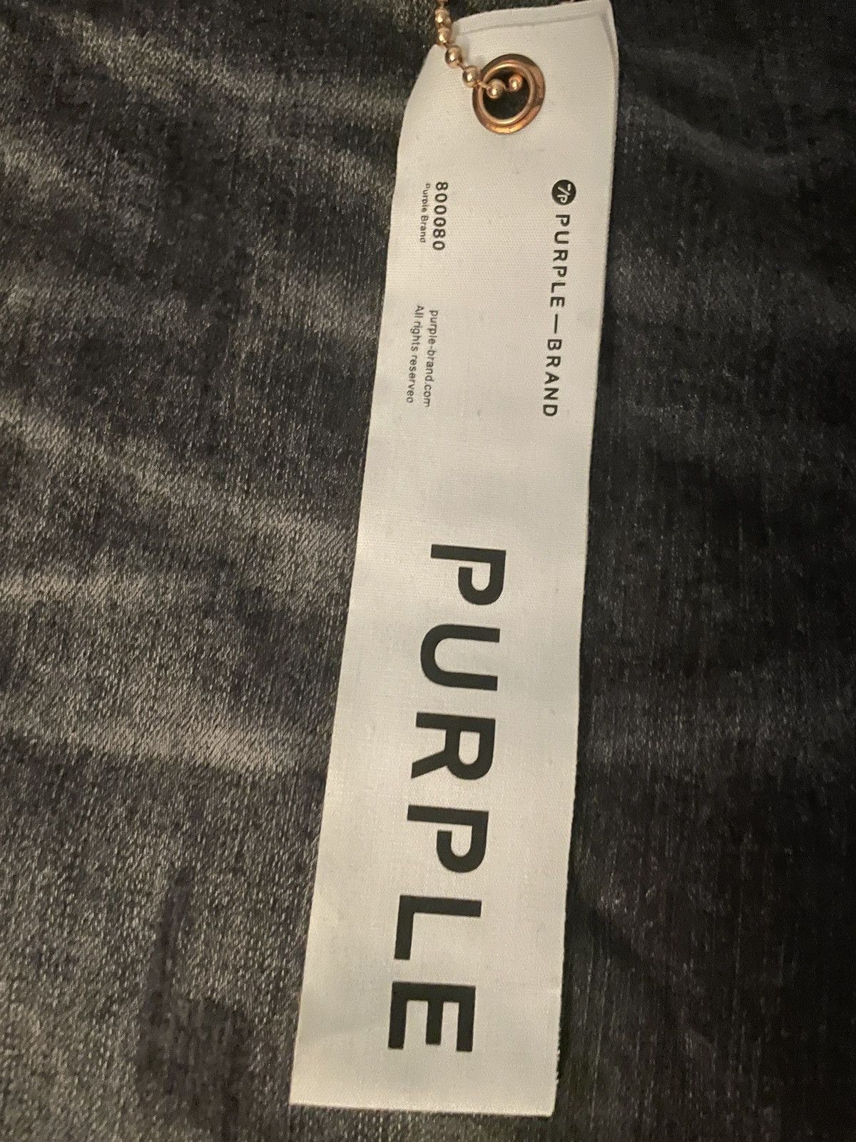 Purple Brand P001 Grey Distressed Purple Jeans Size US 34 / EU 50 - 6 Thumbnail