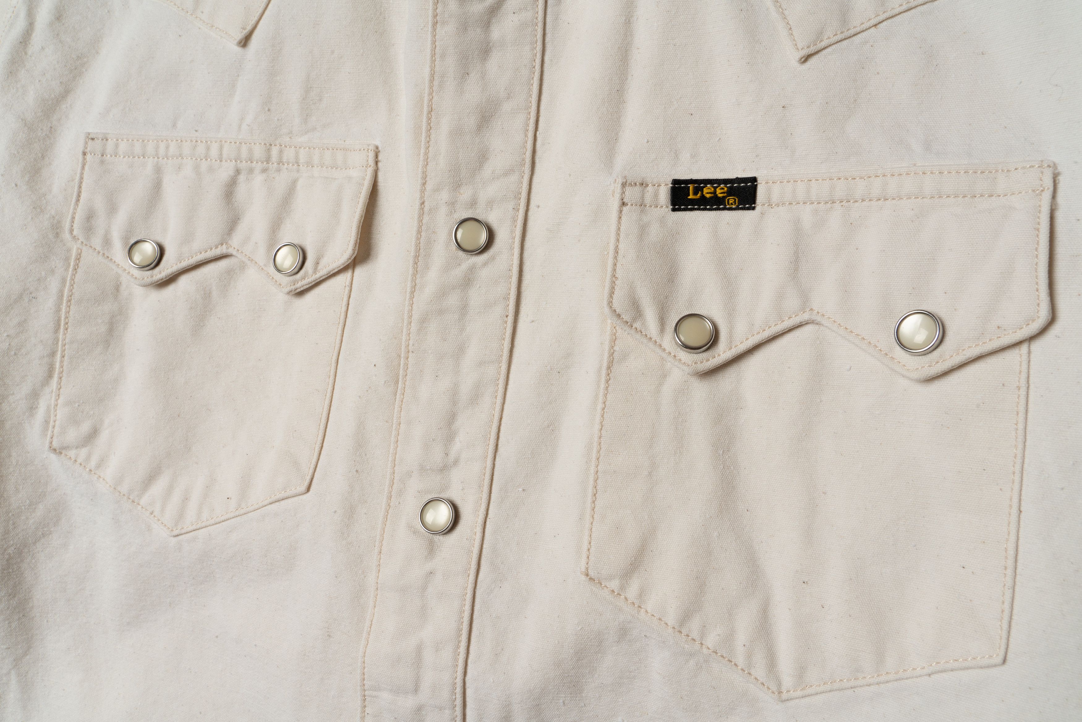 Lee 🔵LEE 101 Rider Shirt Western Snap Button Up with selvage Size US M / EU 48-50 / 2 - 4 Thumbnail