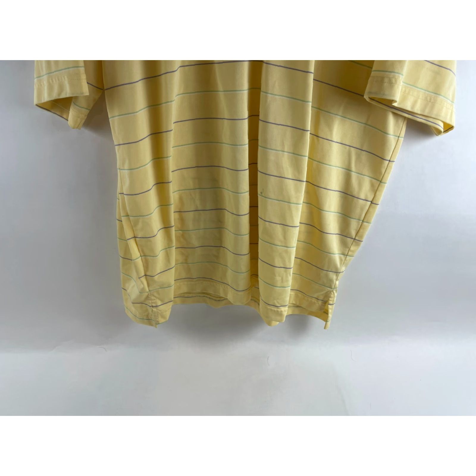Vintage Bobby Jones Polo Shirt Men L Yellow Striped Short Sleeve Collared Size US L / EU 52-54 / 3 - 4 Thumbnail