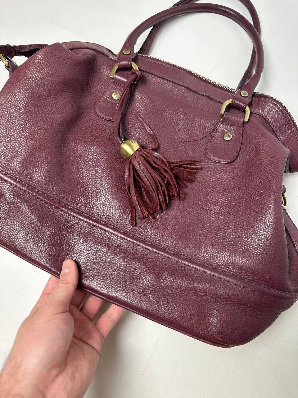Mulberry Vintage Mulberry Leather Cherry Bag 00s Size ONE SIZE - 9 Thumbnail