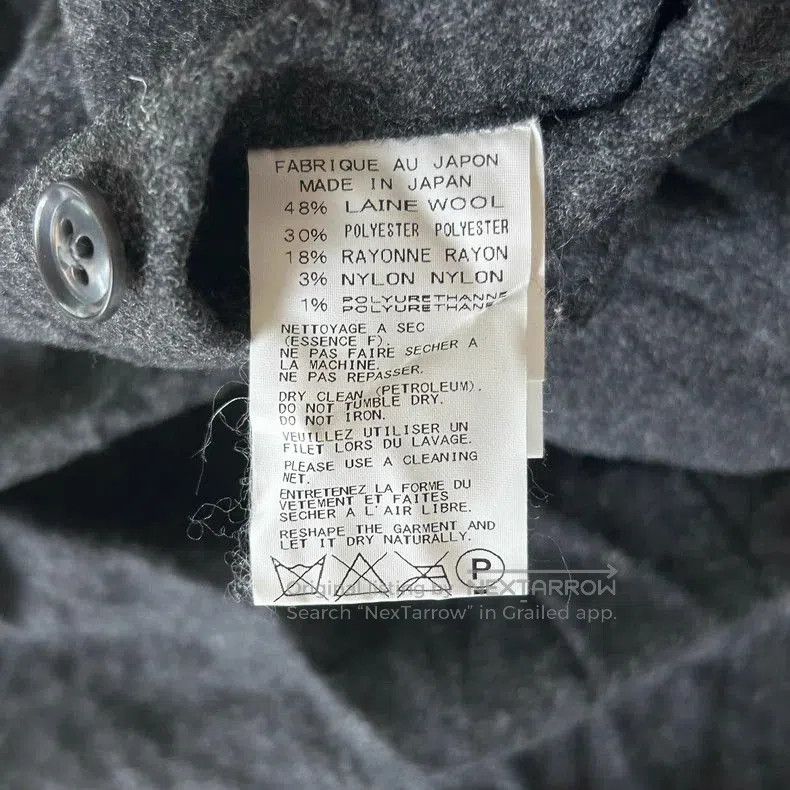 Yohji Yamamoto Yohji Yamamoto Gray Wool Coat 16AW. Size US M / EU 48-50 / 2 - 5 Thumbnail
