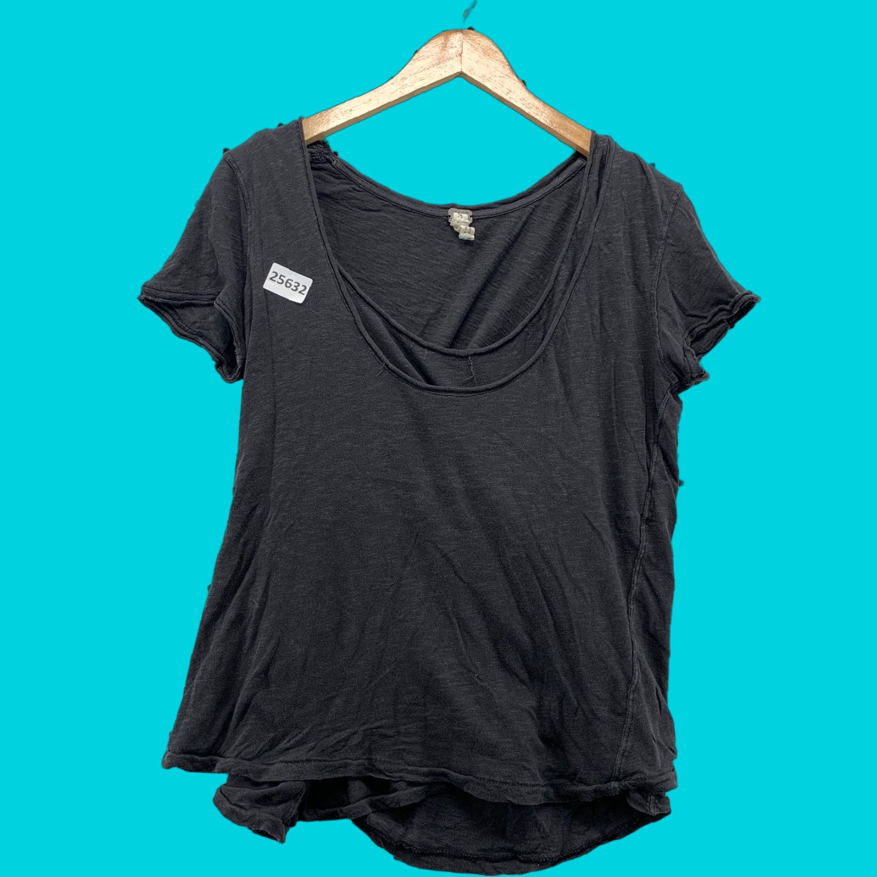 Vintage We The Free Ruffle Top Black Womens Small Fits 16x24 Double Layer Shirt Womens Small Black Ruffle Top 16x24 Size S / US 4 / IT 40 - 1 Thumbnail