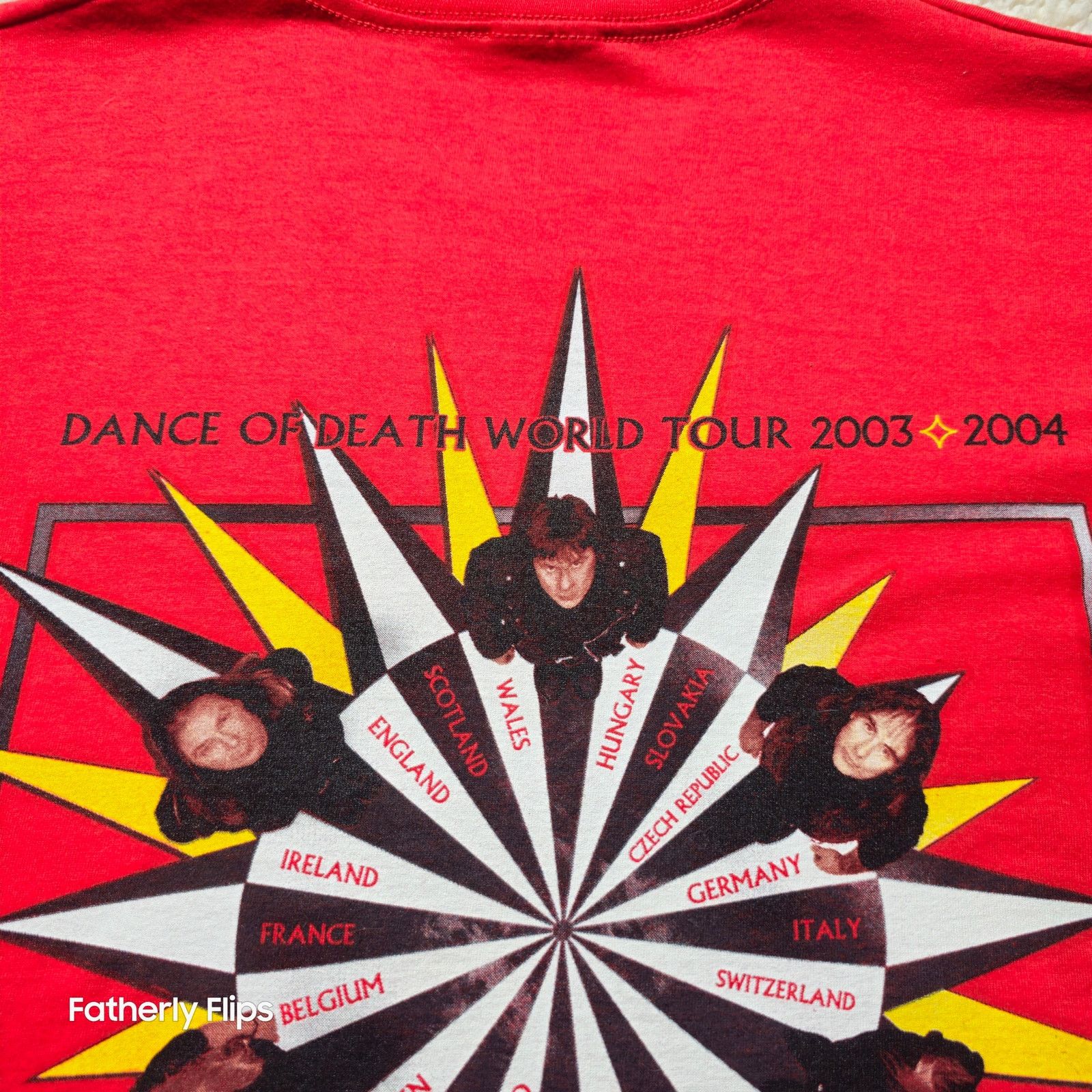 Fruit Of The Loom VTG New Iron maiden 2003 dance of death tour large Concert T Size US L / EU 52-54 / 3 - 10 Thumbnail