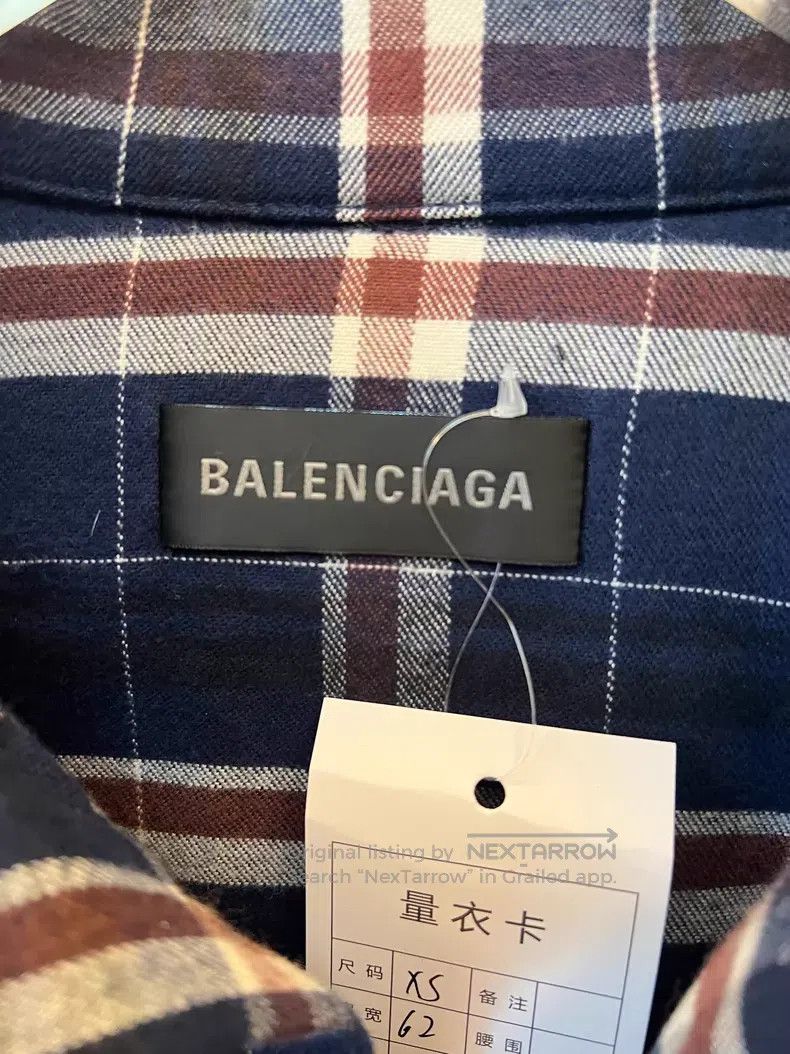 Balenciaga Balenciaga Patchwork Plaid Jacket Size US XS / EU 42 / 0 - 3 Thumbnail
