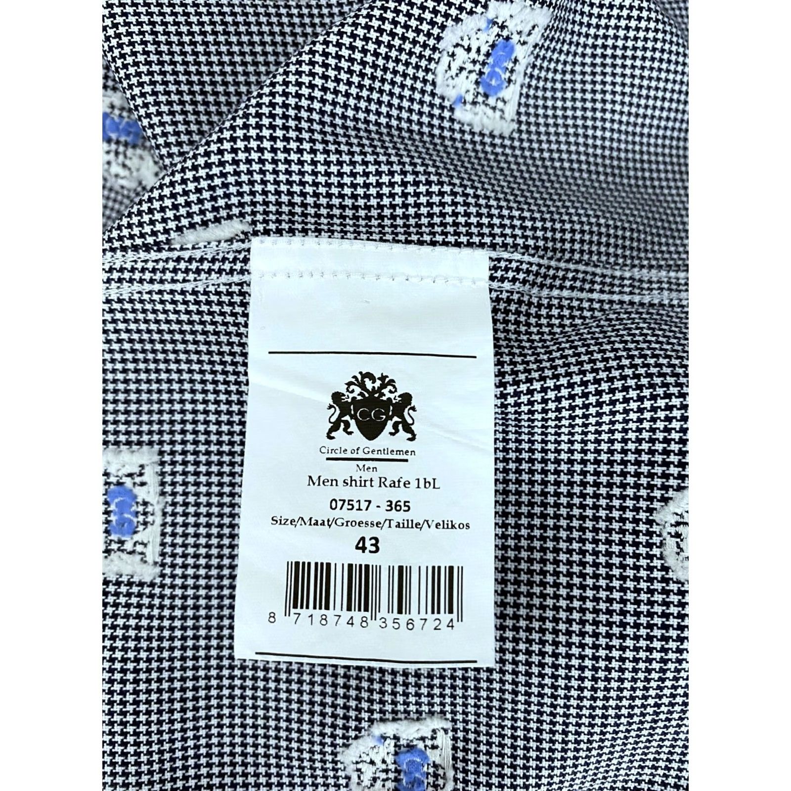 Vintage Circle Of Gentlemen mens shirt Size 43 17 Size US XL / EU 56 / 4 - 6 Thumbnail