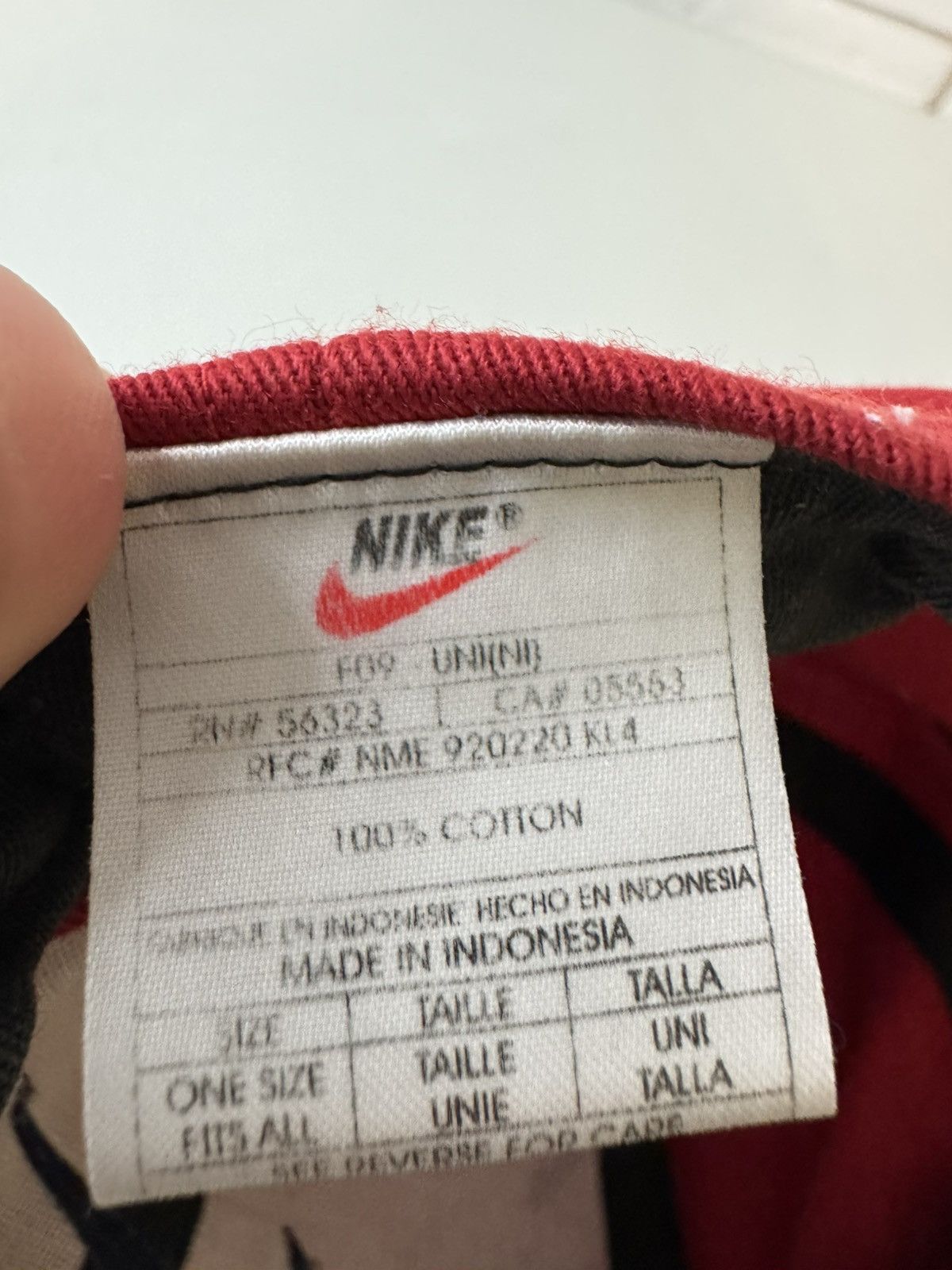 Vintage Nike vintage cap hat Size ONE SIZE - 5 Thumbnail