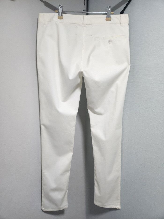 Maison Margiela Martin Margiela 0번 블랭크 택 ​S/S 화이트 팬츠 Size 28" / US 6 / IT 42 - 4 Thumbnail