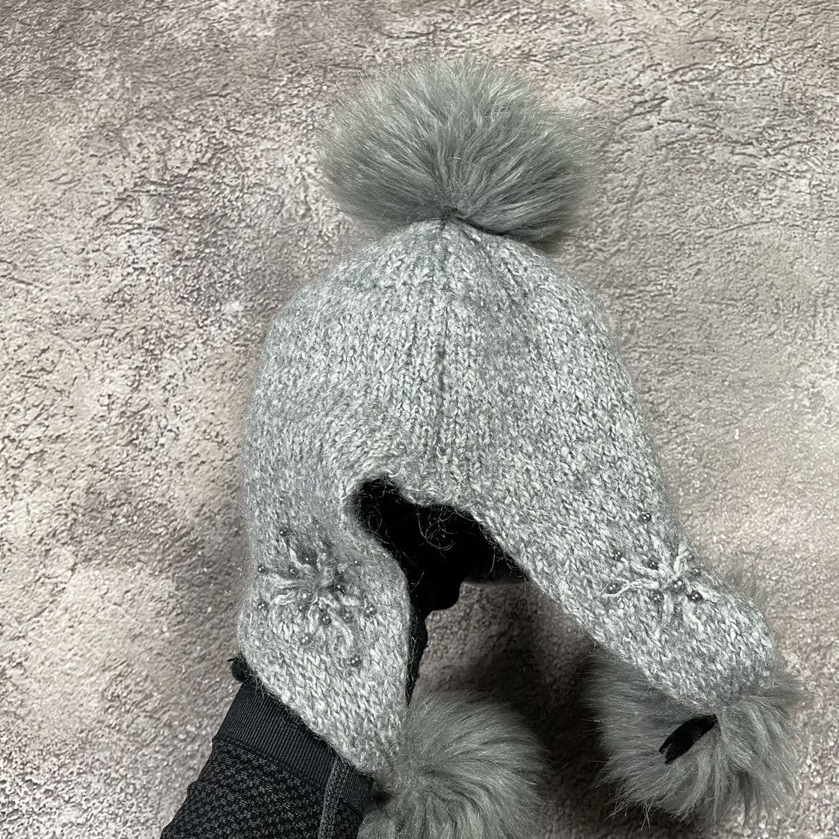 If Six Was Nine Vintage 90s Alt Beanie Mohair Ushanka Faux American VTg Size ONE SIZE - 6 Thumbnail