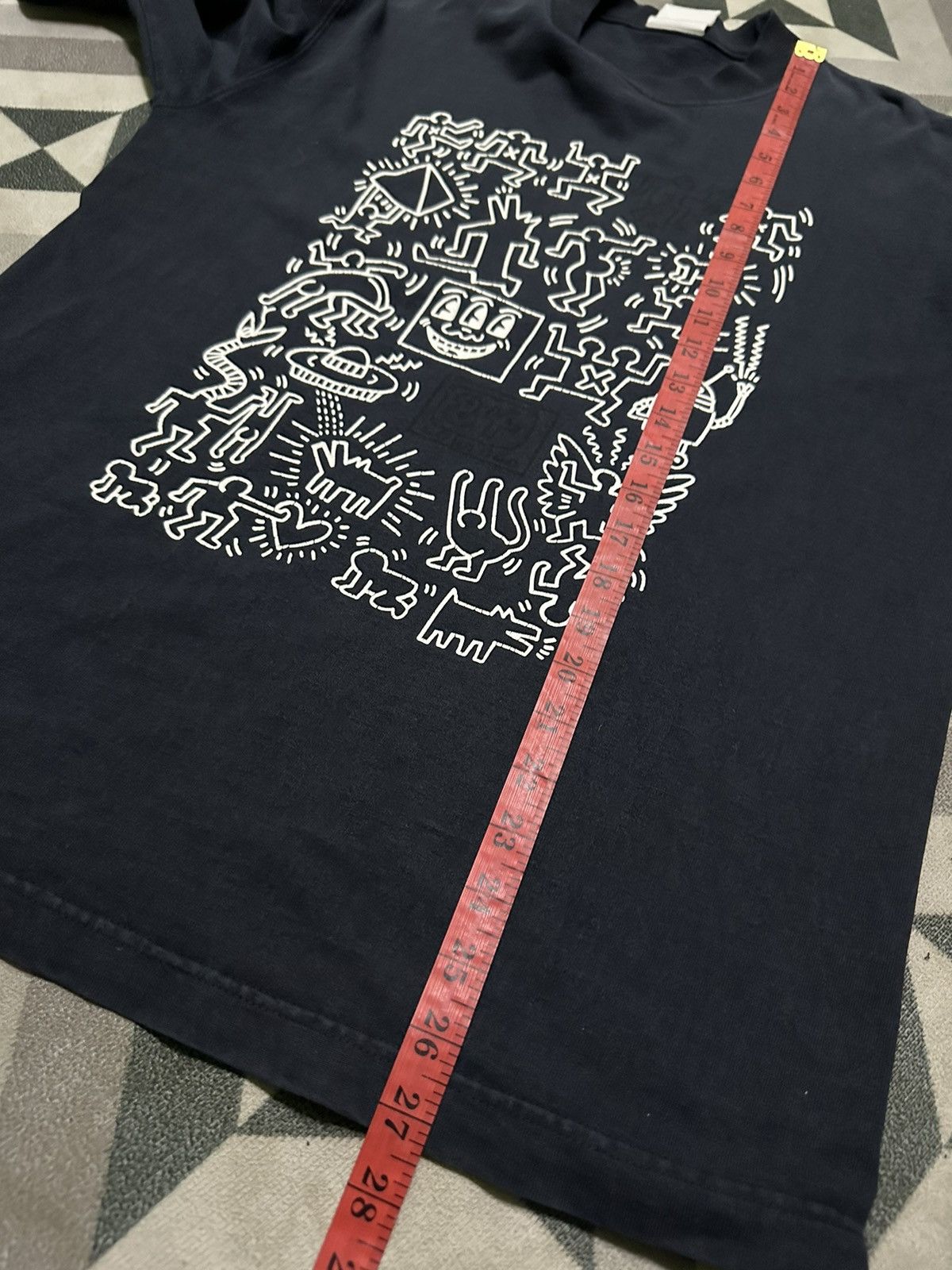 Keith Haring Vintage Keith haring oveprinted longsleeve tshirt Size US M / EU 48-50 / 2 - 8 Thumbnail