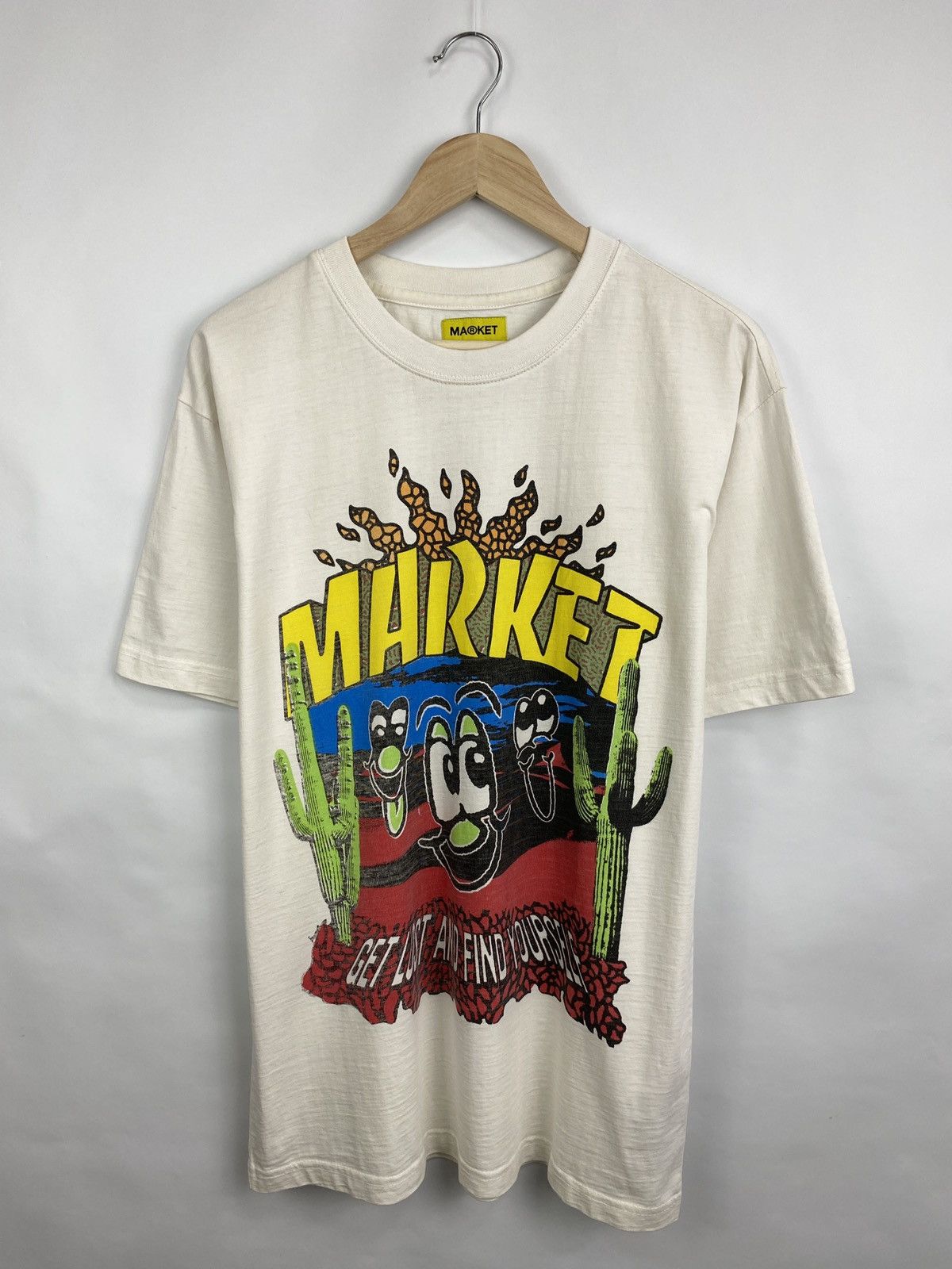 Market Chinatown Market Get Lost And Find Yourself T-shirt Rare Y2K Size US M / EU 48-50 / 2 - 3 Thumbnail