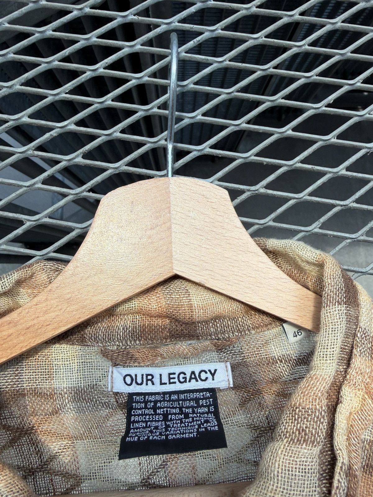 Our Legacy Our Legacy Raw Net Plaid Shirt Size US S / EU 44-46 / 1 - 4 Thumbnail