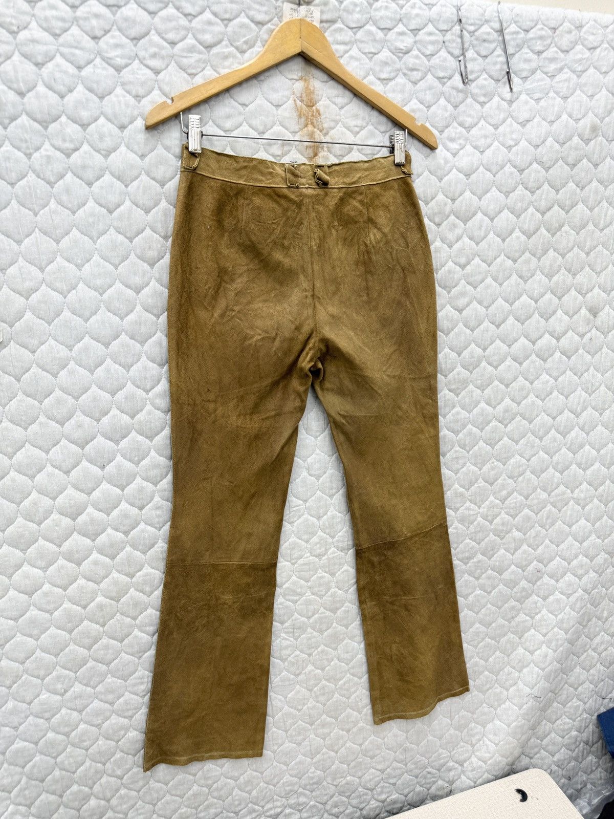 Miu Miu 🔥🔥🔥ARCHIVE MIU MIU SUEDE LEATHER PANTS Size 26" / US 2 / IT 38 - 5 Thumbnail