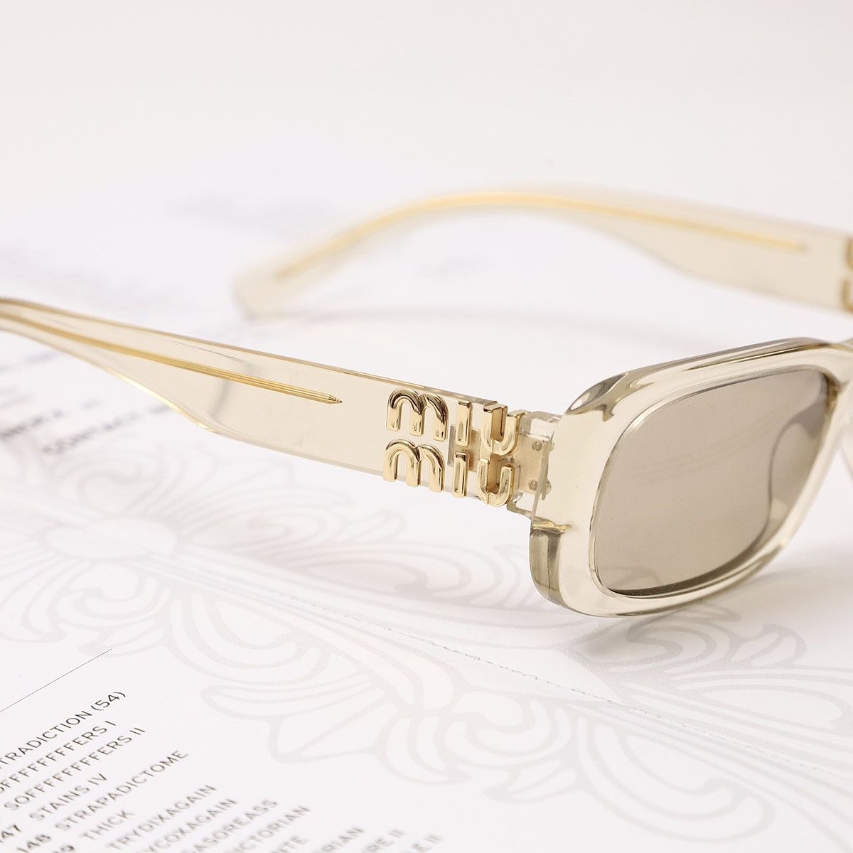 Miu Miu MIU MIU 0MU 08ZS SUNGLASSES Size ONE SIZE - 3 Thumbnail