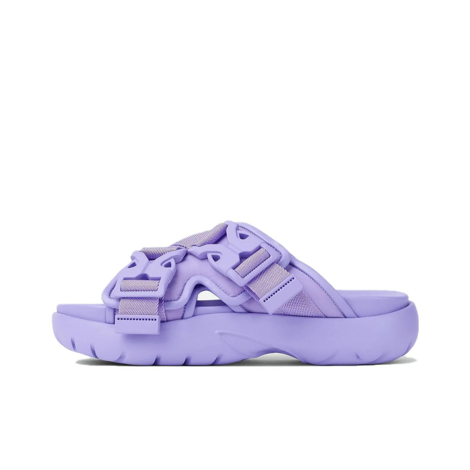 Bottega Veneta o1n1vont1225 Snap Slide Sandals in Purple Size US 8 / IT 38 - 1 Preview