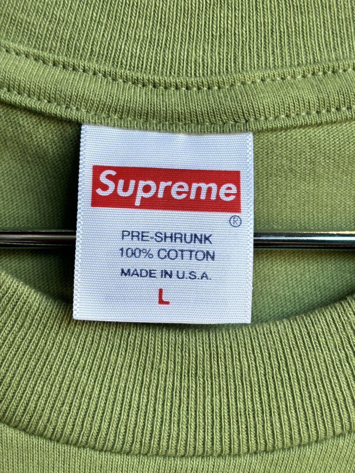 Supreme SUPREME GREEN SUPREME RECORDS SIZE L Size US L / EU 52-54 / 3 - 3 Thumbnail