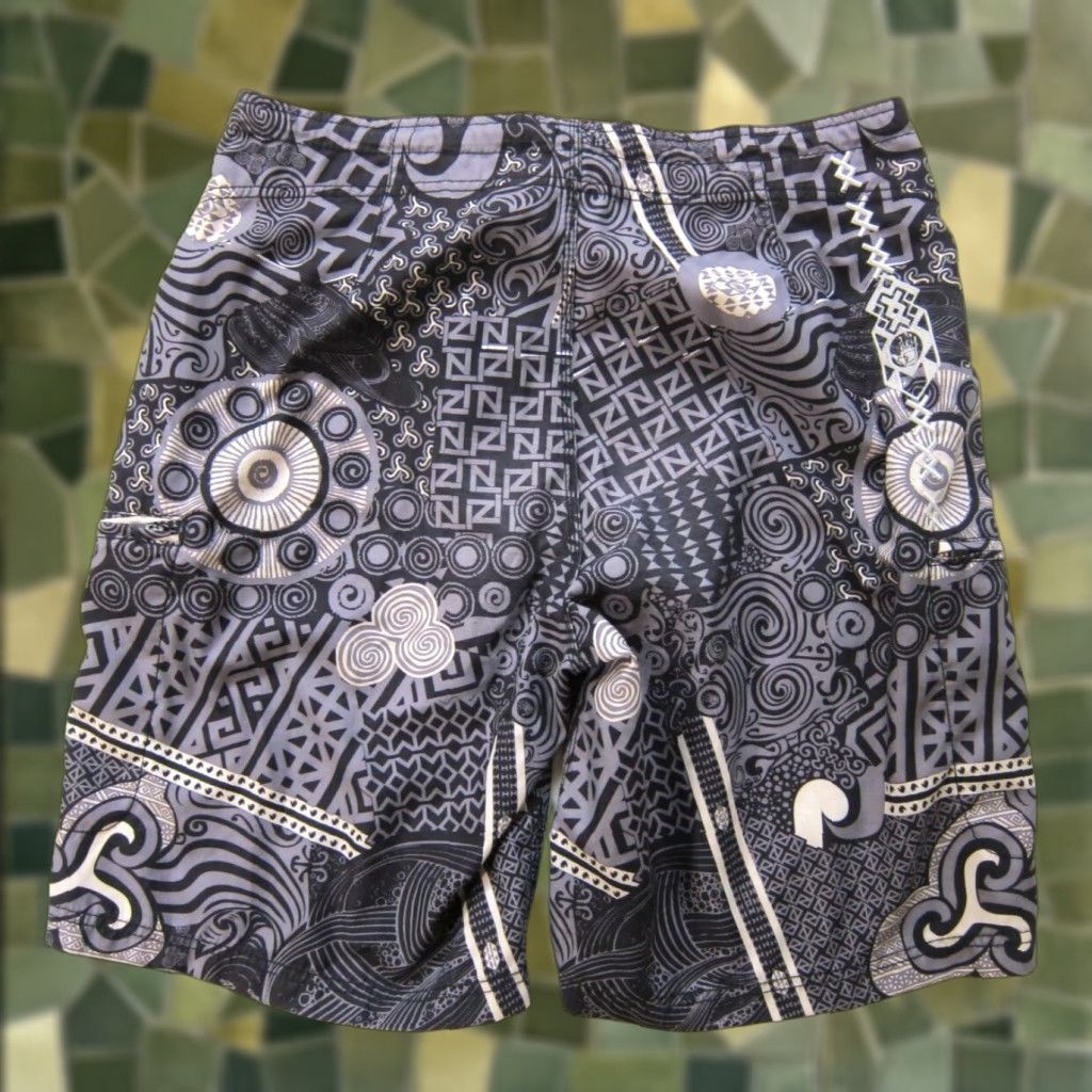 Body Glove Body Glove Black Grey Geometric Swim Beach Surf Cargo Board Short Men 34 Size US 34 / EU 50 - 1 Thumbnail