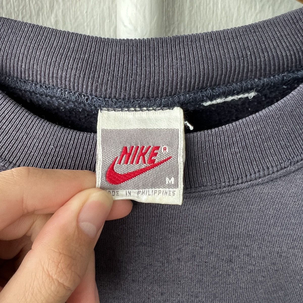 Nike × Vintage Vintage 90s Nike Centre Swoosh Sweatshirt Size US M / EU 48-50 / 2 - 3 Thumbnail