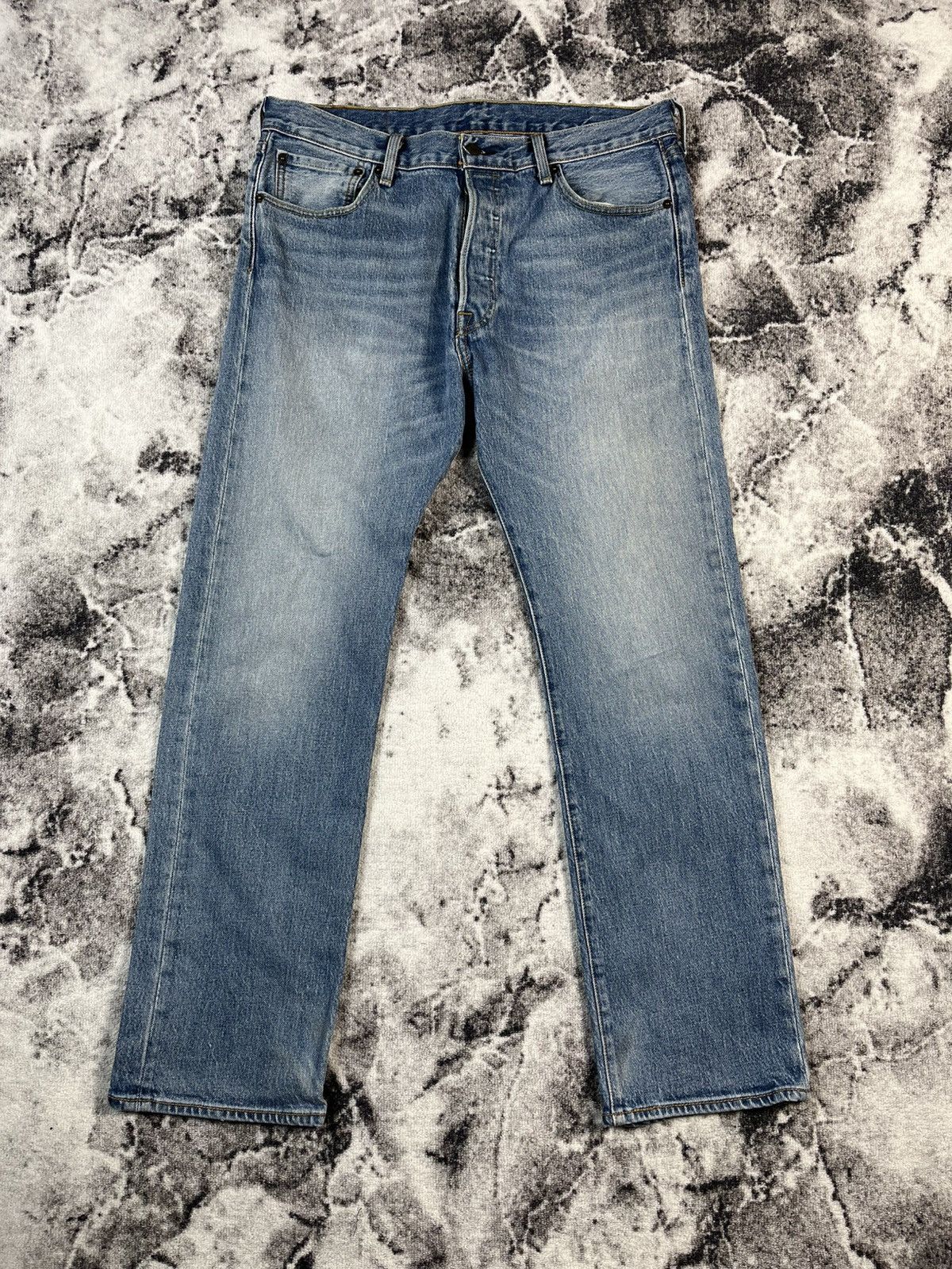 Levi's Levis 501 Vintage Blue Denim Jeans W34 L30 Made Mexico Size US 34 / EU 50 - 2 Thumbnail