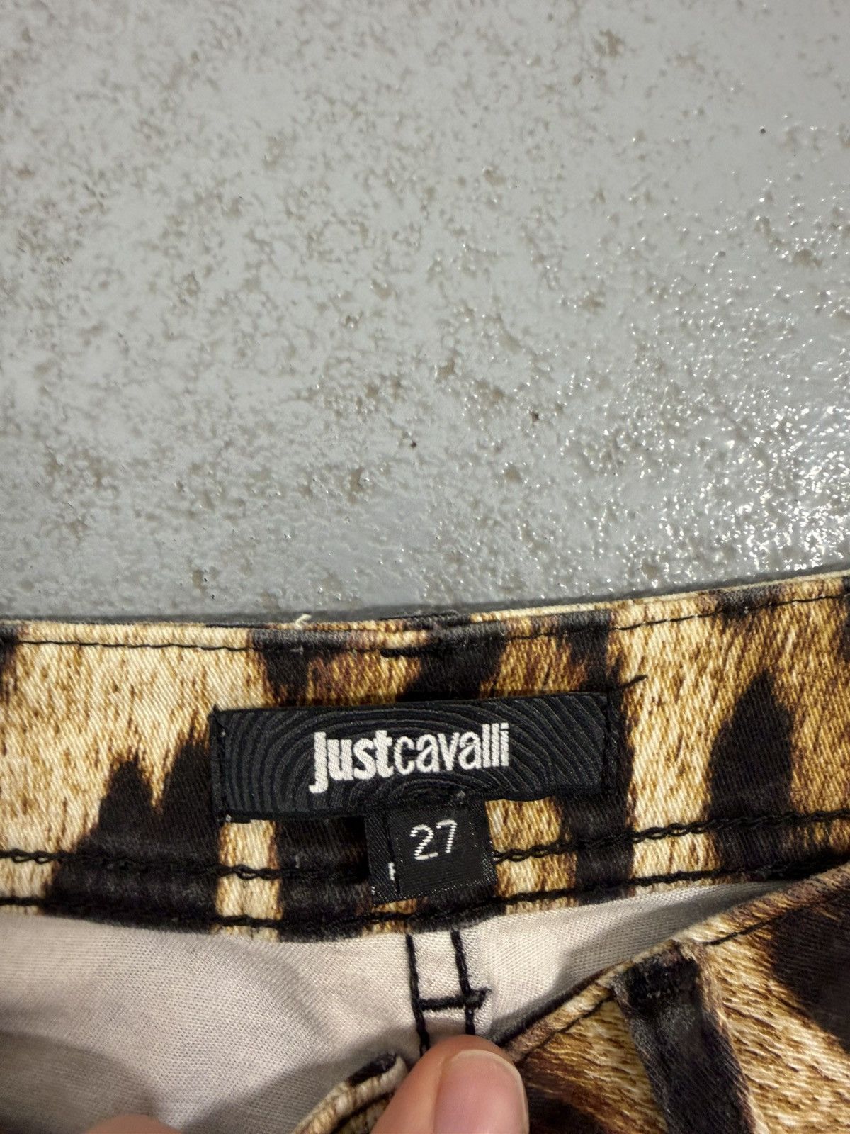 Just Cavalli Just Cavalli Leopard Overprinted Jeans Size 27" / US 4 / IT 40 - 6 Thumbnail