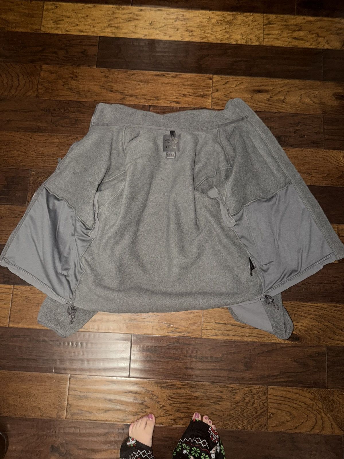 SKIMS × The North Face Grey The North Face fleece jacket Size XS / US 0-2 / IT 36-38 - 3 Thumbnail