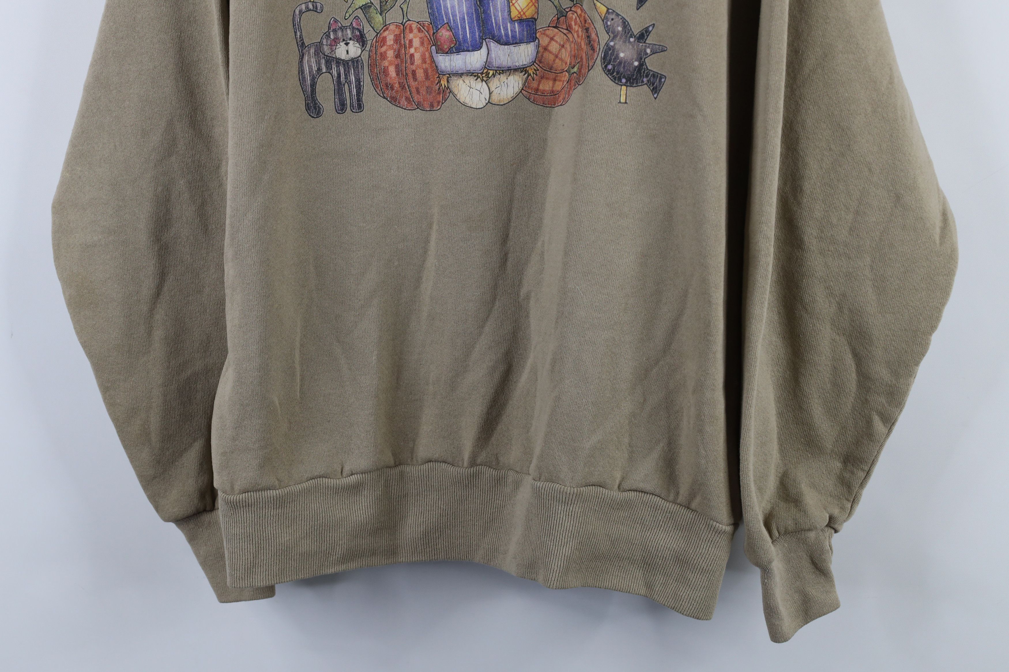 Vintage Vintage 90s Streetwear Cat Scarecrow Crewneck Sweatshirt Size M / US 6-8 / IT 42-44 - 3 Thumbnail