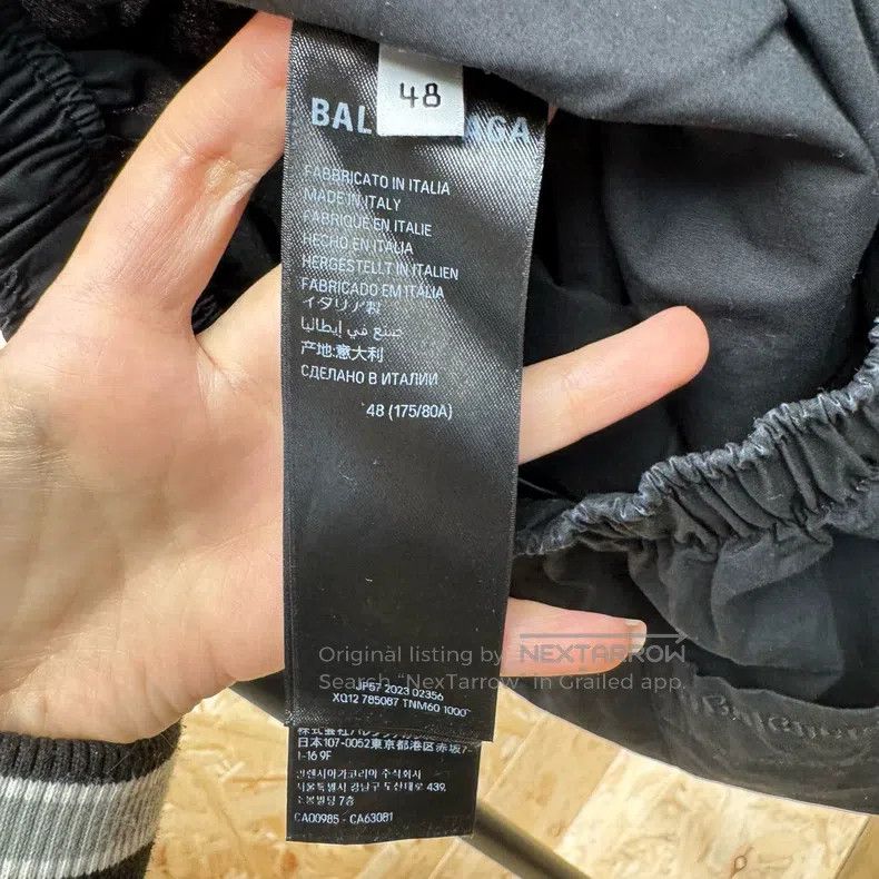 Balenciaga Balenciaga Black Nylon Shorts Size US 32 / EU 48 - 3 Thumbnail