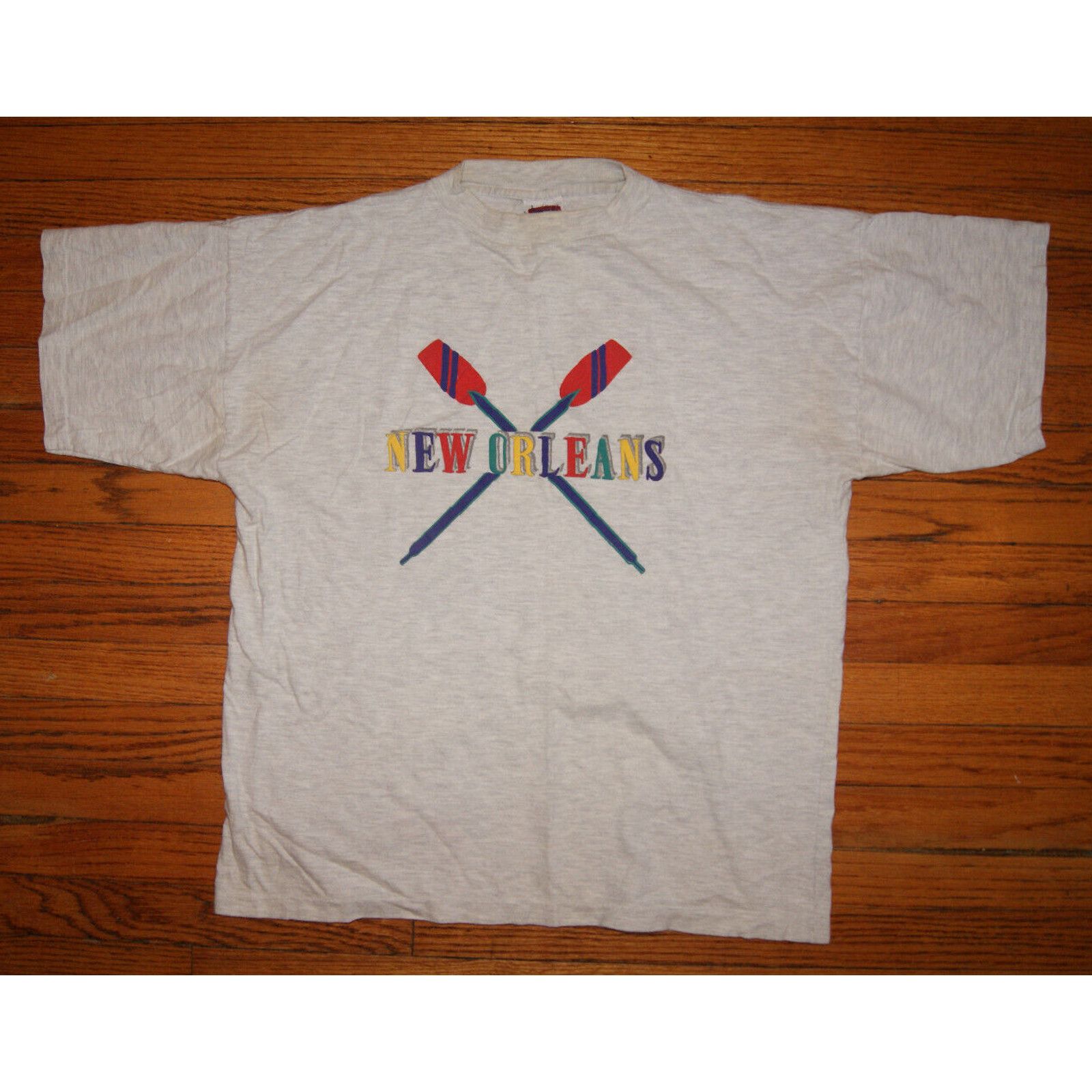 Other VTG New Orleans Colorful Puff Print L TShirt Single Stitch Size US L / EU 52-54 / 3 - 1 Thumbnail