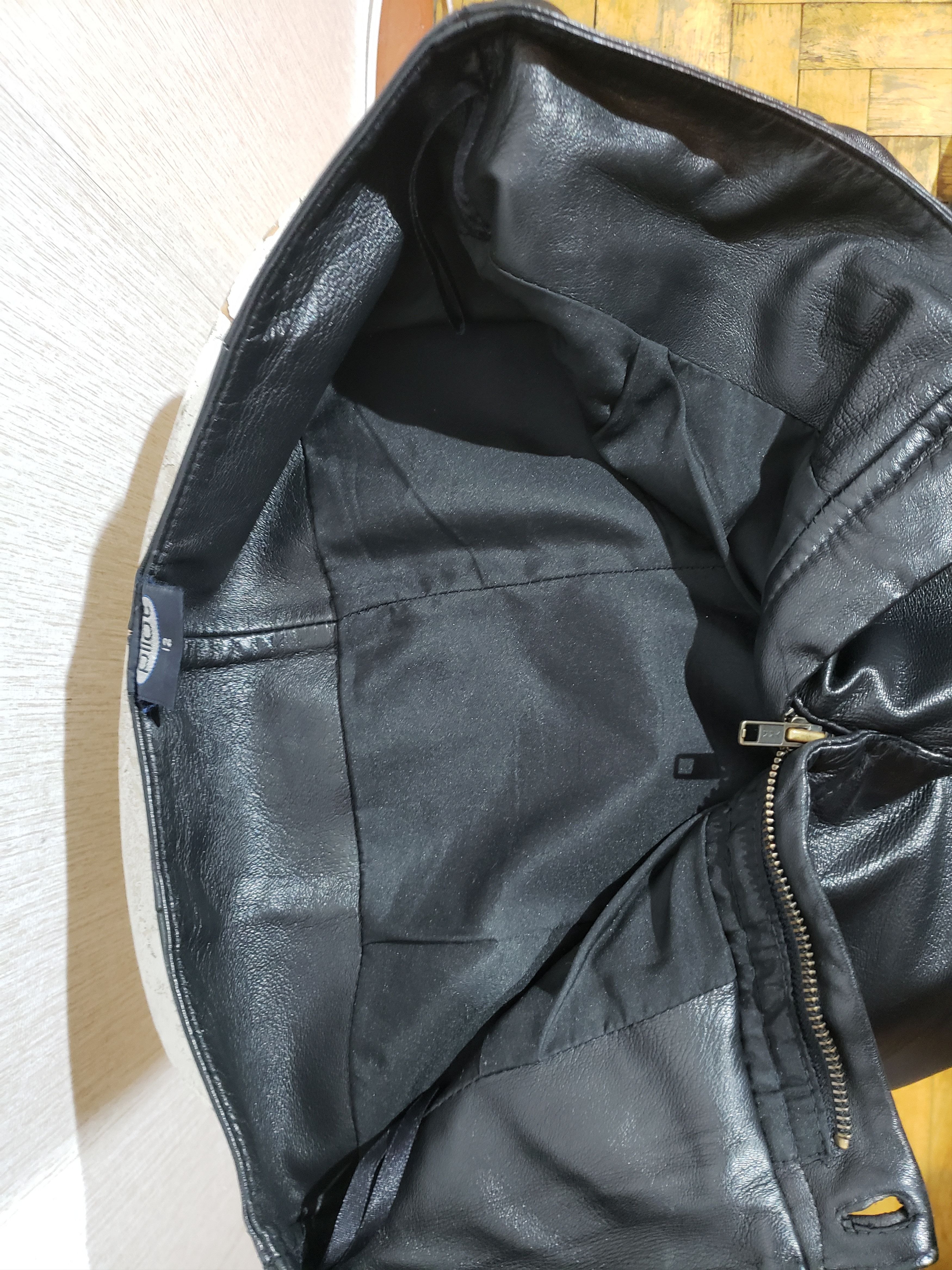 Genuine Leather Women's pants made of genuine leather. Size 34" / US 12 / IT 48 - 7 Thumbnail
