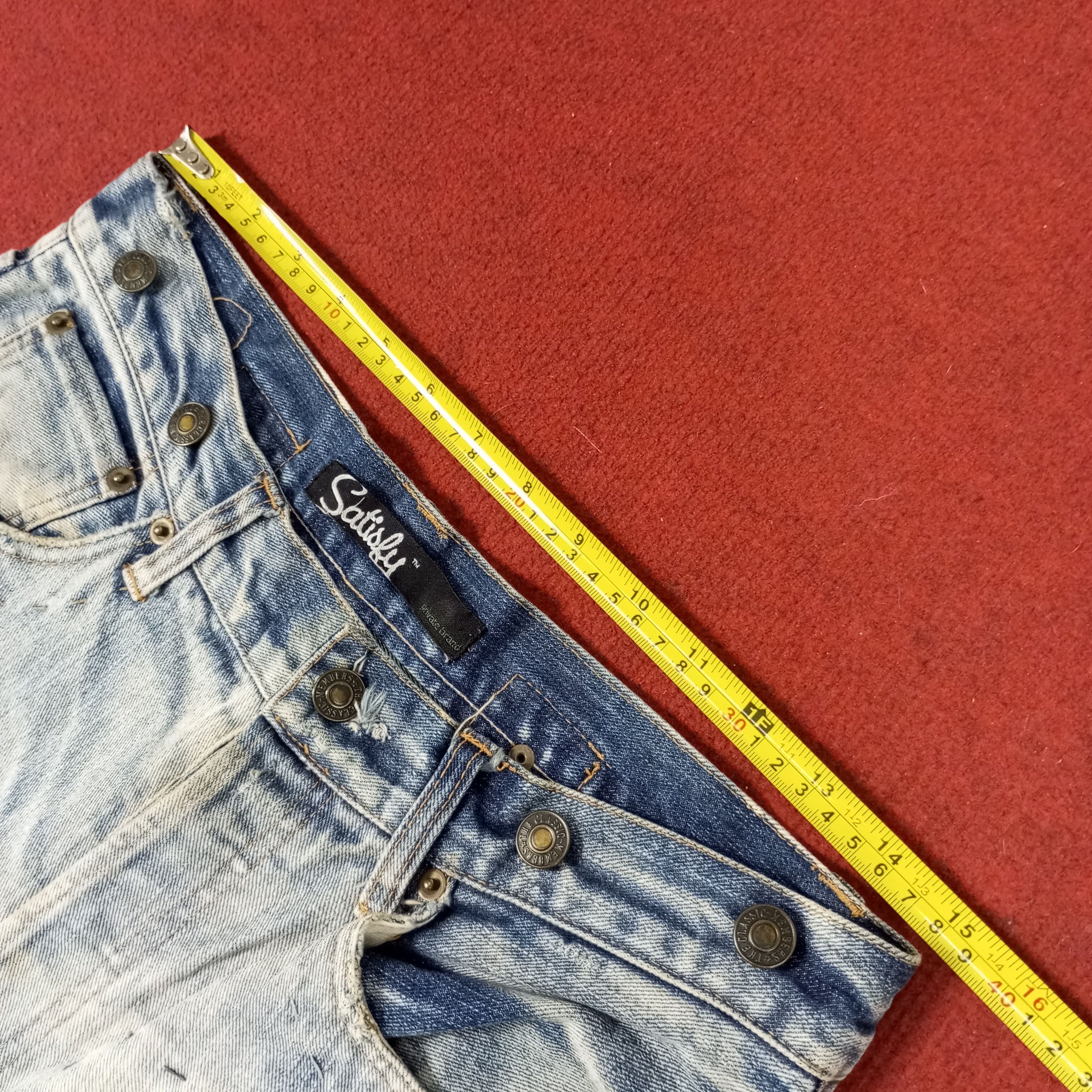 Satisfy Satisfy Rock Punk Fashion Streetwear Style Jeans Size US 30 / EU 46 - 7 Thumbnail