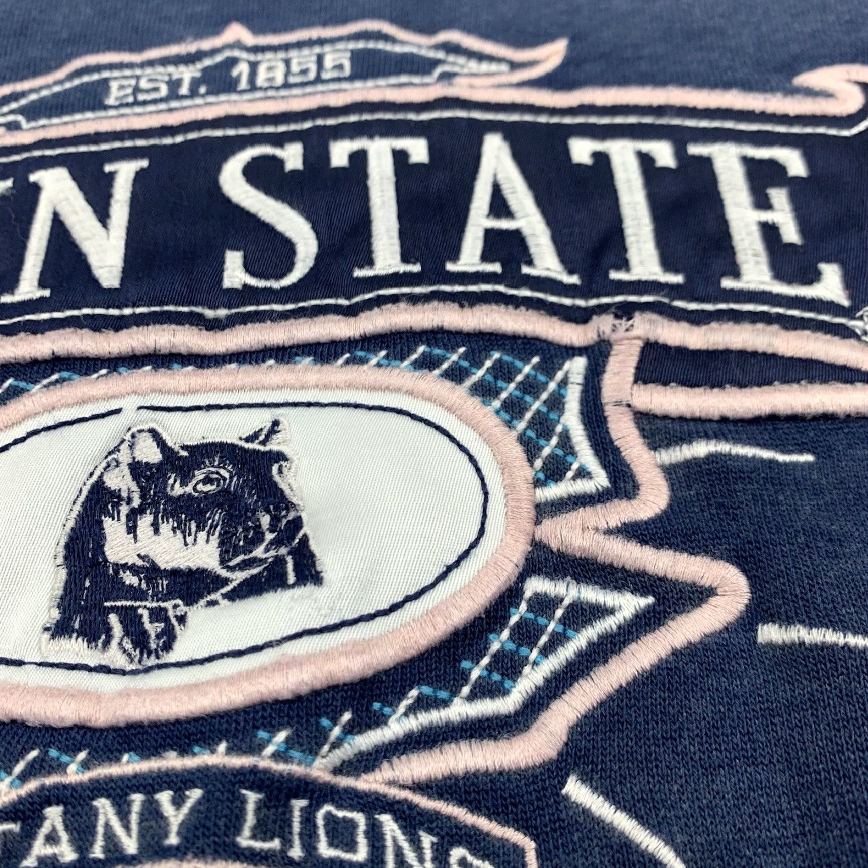 Penn VINTAGE Penn State University Sweatshirt Adult XL Blue Crewneck College Sports Men Sweatshirt 90s-Style Pullover Size US XL / EU 56 / 4 - 3 Thumbnail