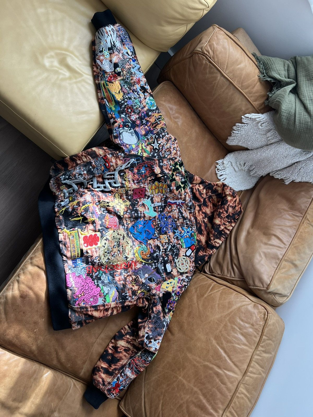 AOI Embroidered Hooded Work Jacket