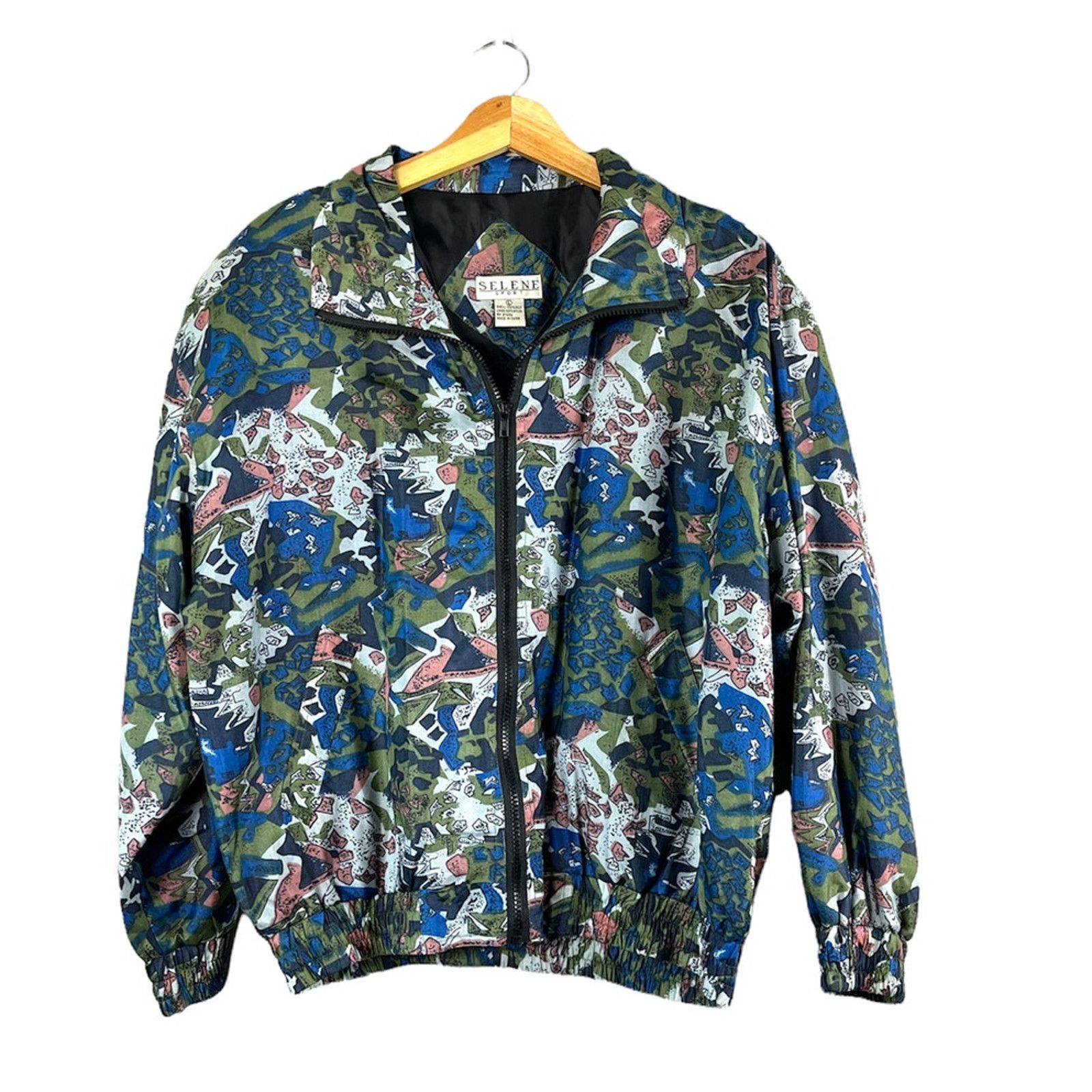 Vintage Women's Vintage Silk Selene Windbreaker L Size L / US 10 / IT 46 - 1 Thumbnail