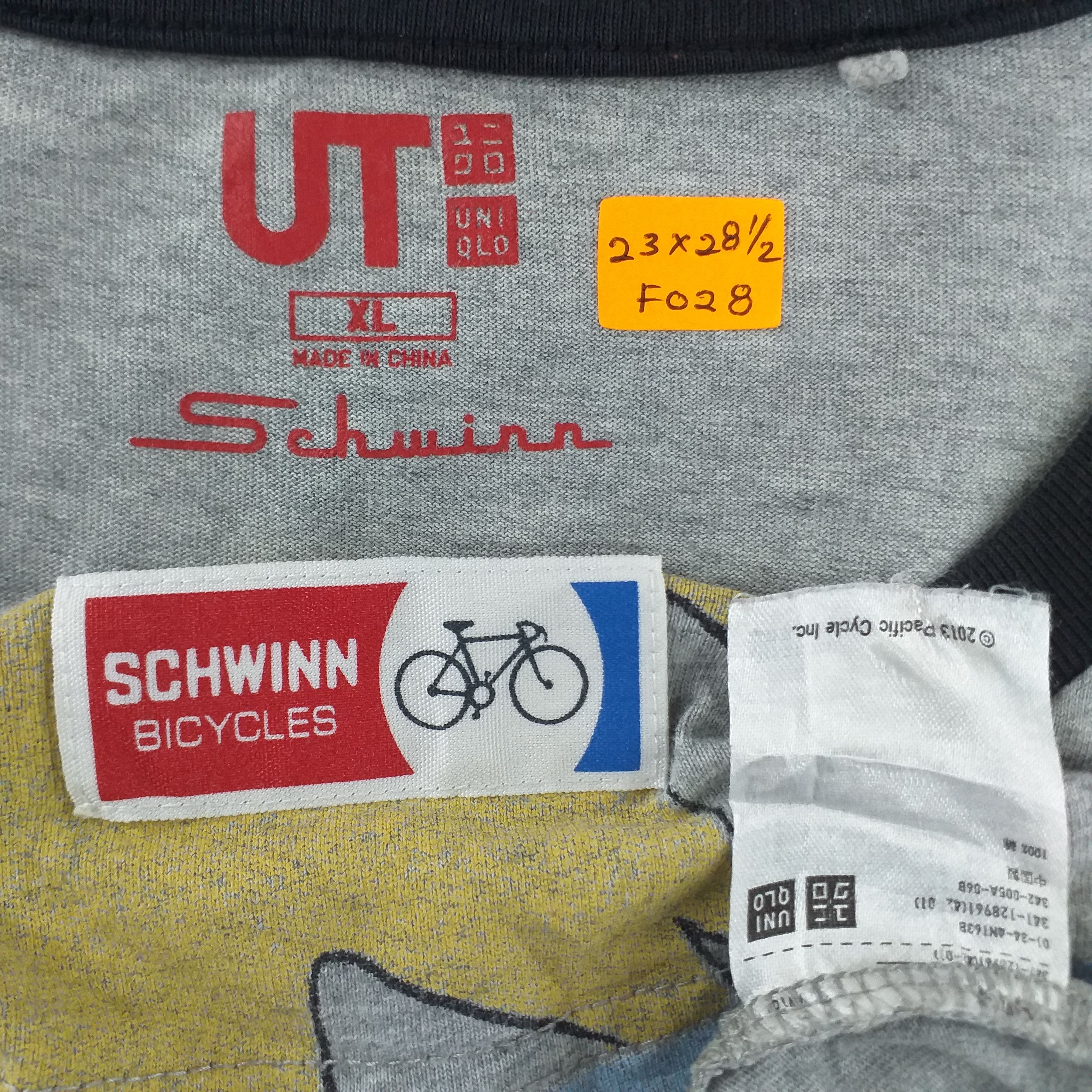 Japanese Brand Very Rare Schwinn Bicycle Xlarge Tshirt -F028 Size US XL / EU 56 / 4 - 3 Thumbnail
