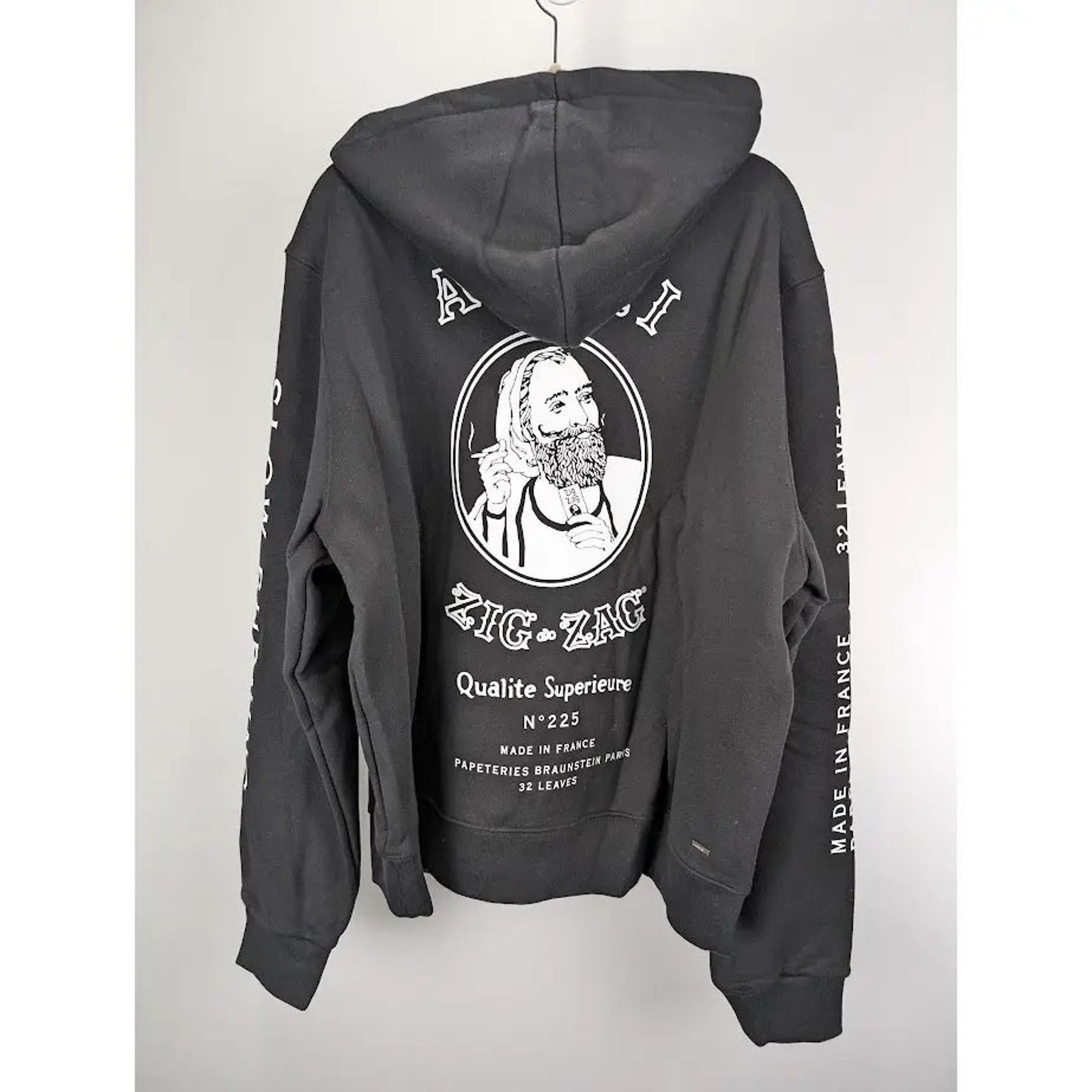 Amiri o1rshd1 Amiri x Zig Zag Hoodie in Black Size US M / EU 48-50 / 2 - 11 Thumbnail