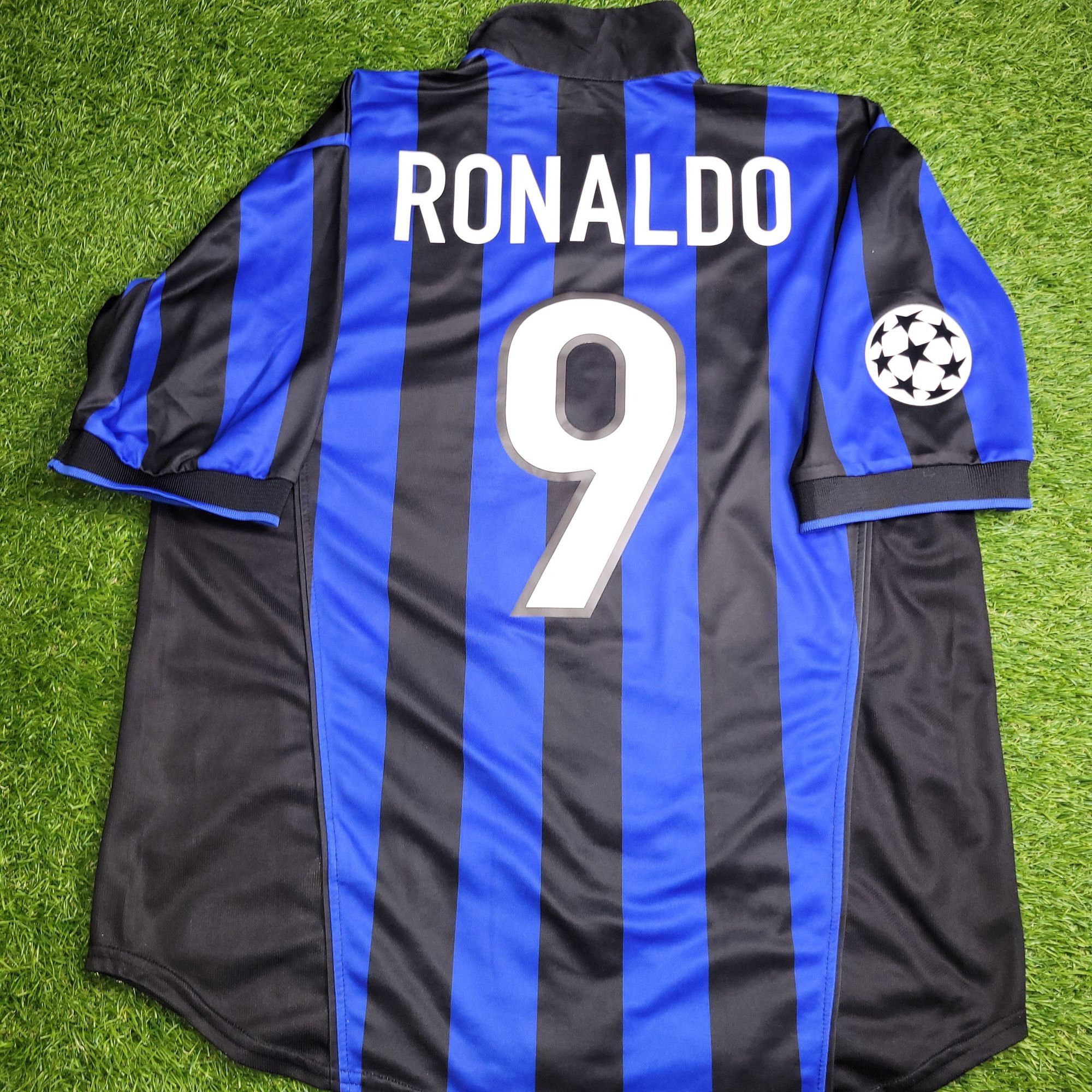 Nike Ronaldo Inter Milan Nike 1998 1999 UEFA Soccer Jersey L Size US L / EU 52-54 / 3 - 1 Thumbnail