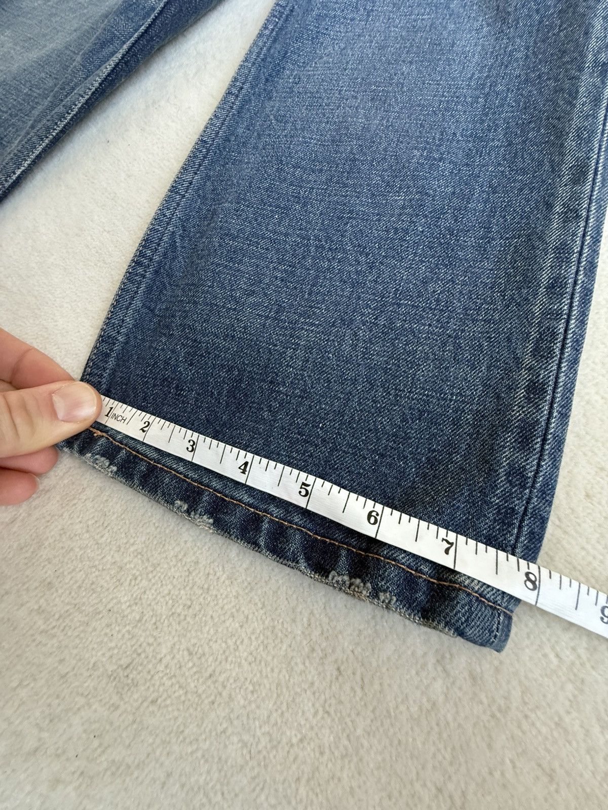Celine Celine Hedi Slimane Dark union wash Francoise jeans 29 $1200 Size US 29 - 10 Thumbnail