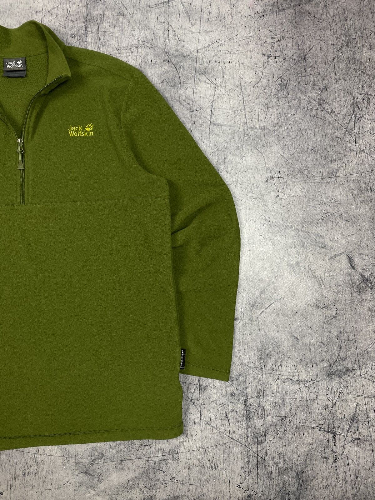Jack Wolfskin Jack Wolfskin Tecnopile Fleece Top Zip Pullover Jacket Size US XL / EU 56 / 4 - 4 Thumbnail