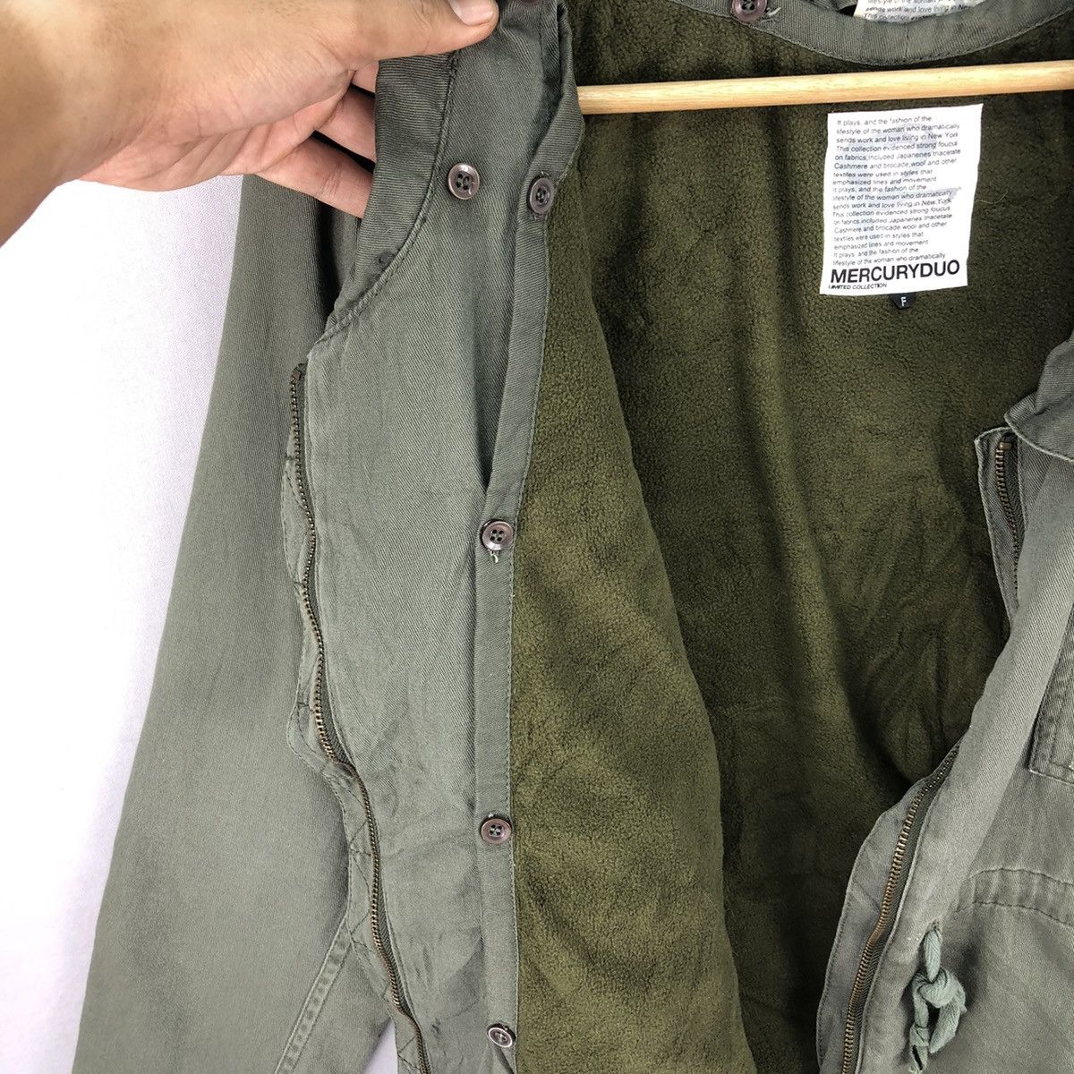 Japanese Brand MercuryDuo Japan Limited Collection Army Jacket Size US L / EU 52-54 / 3 - 8 Thumbnail