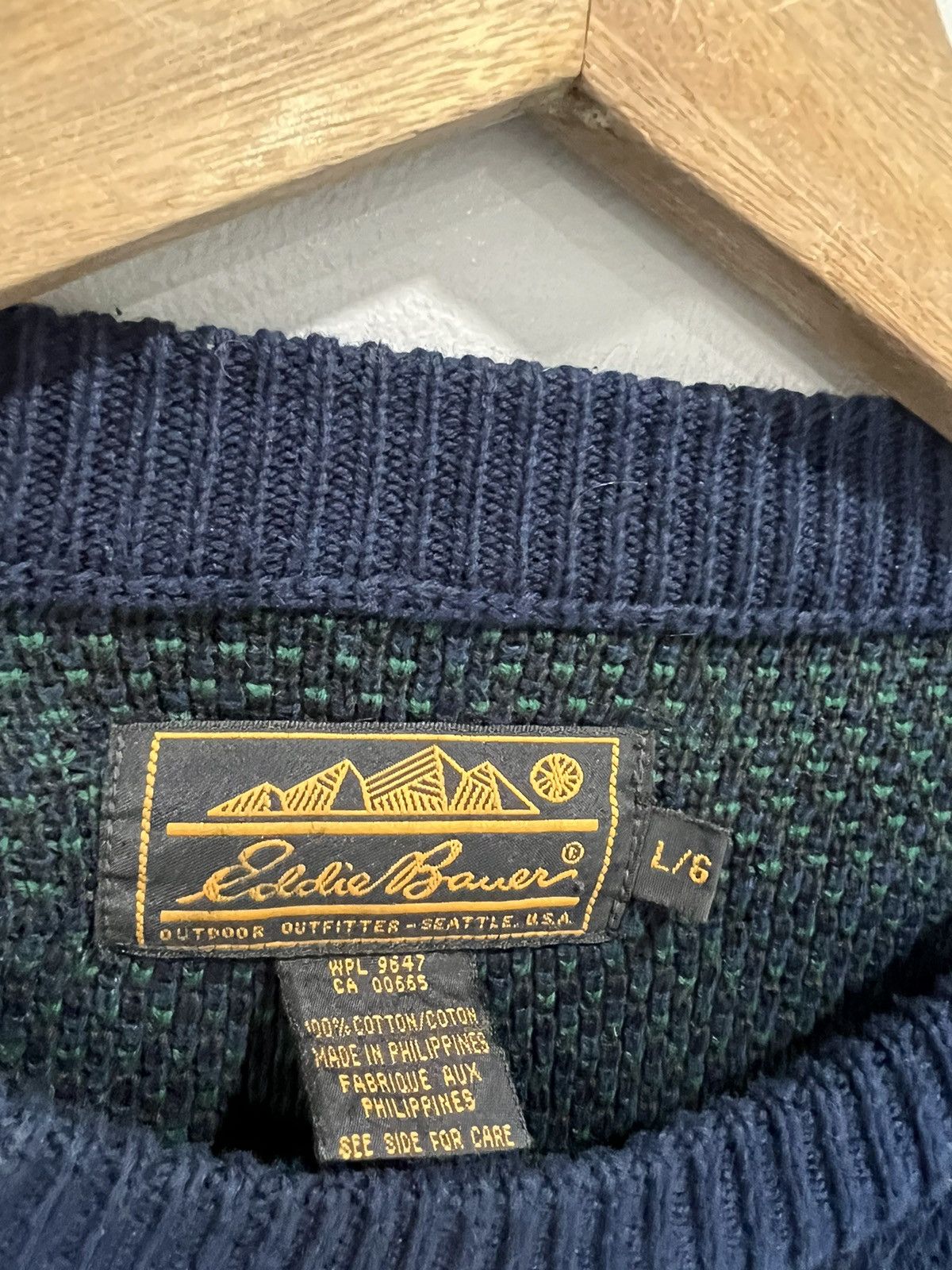 Eddie Bauer Vintage Eddie Bauer Knit Sweater plaid pattern Size US L / EU 52-54 / 3 - 4 Thumbnail