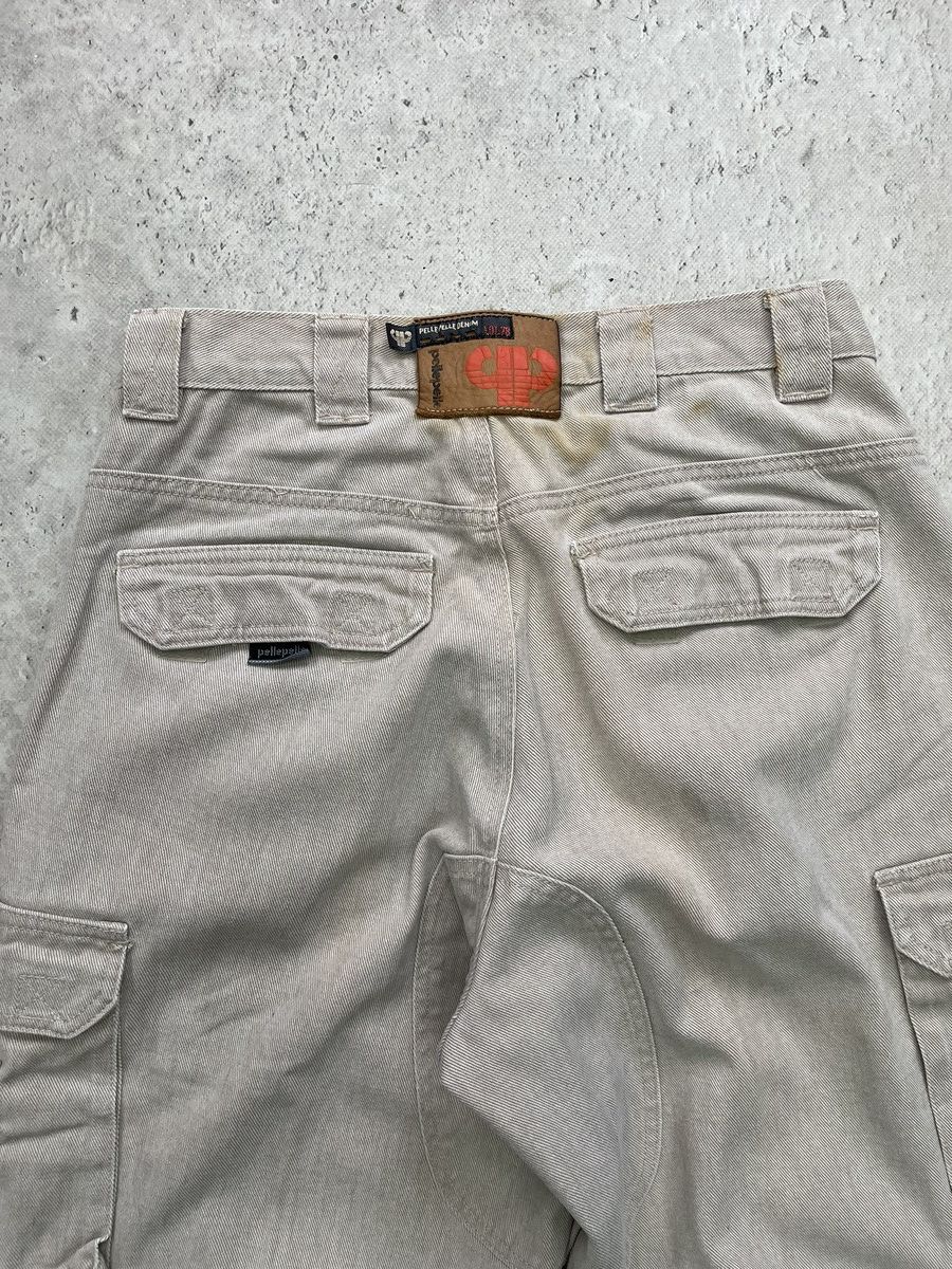 Pelle Pelle Pelle Pelle Denim Cargo Pants Y2K Workwear rare vintage Size US 32 / EU 48 - 16 Thumbnail