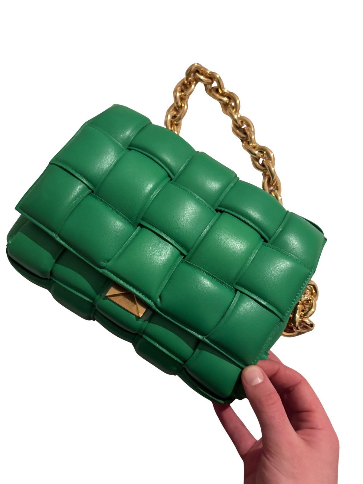 Bottega Veneta Bottega Veneta Green Golden-Chain Casette Size ONE SIZE - 2 Thumbnail