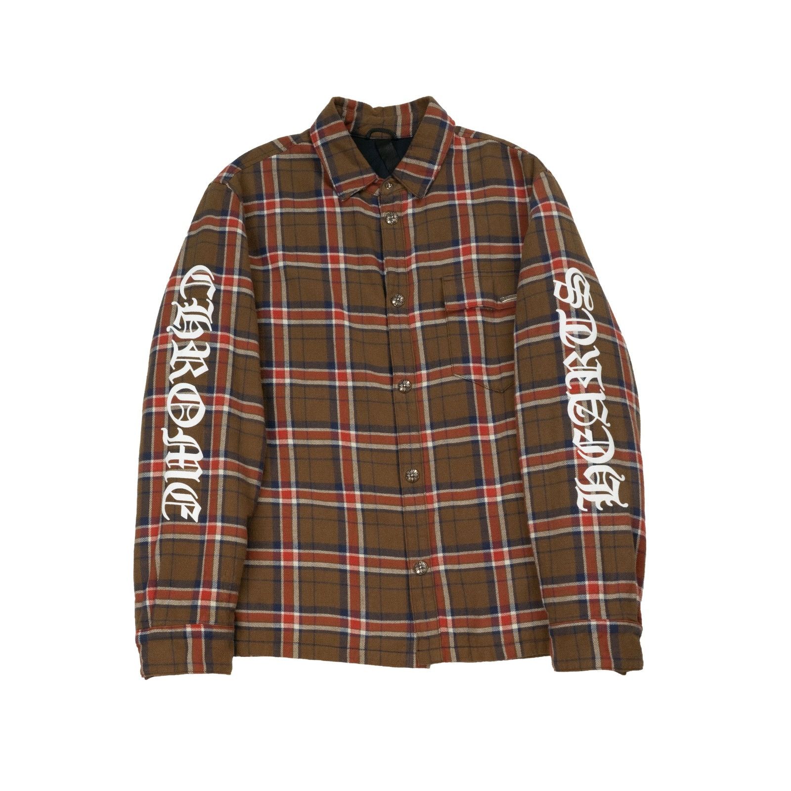 Chrome Hearts Red & White Fleur Padded Flannel Size US L / EU 52-54 / 3 - 1 Thumbnail