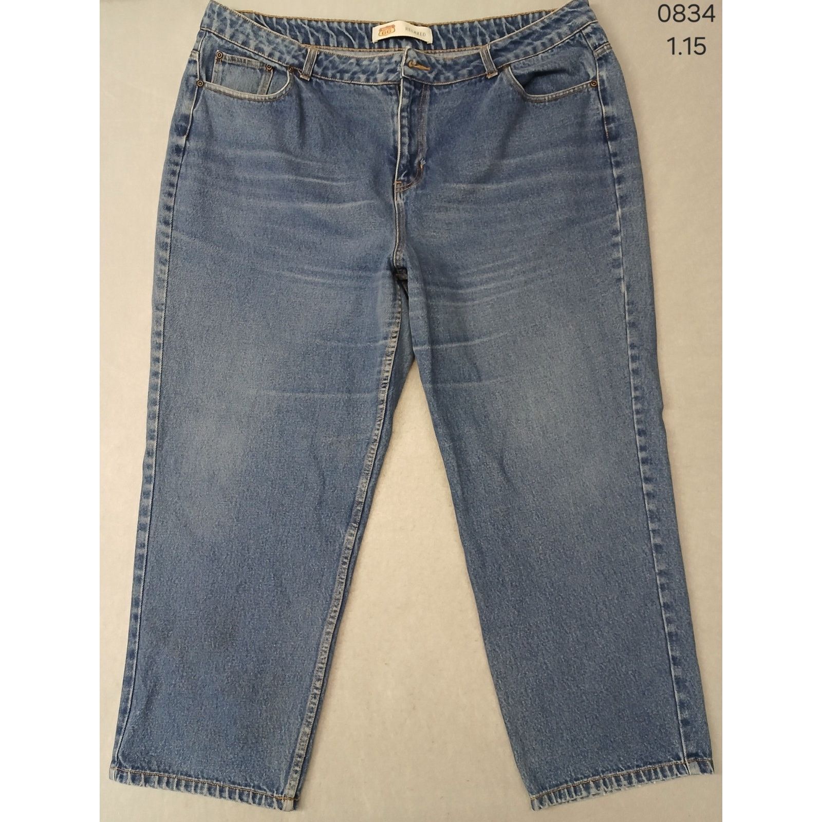Route 66 Route 66 (24S) Women's Relaxed Straight Fit Blue Denim Jeans Size 24" / US 00 / IT 34 - 1 Thumbnail