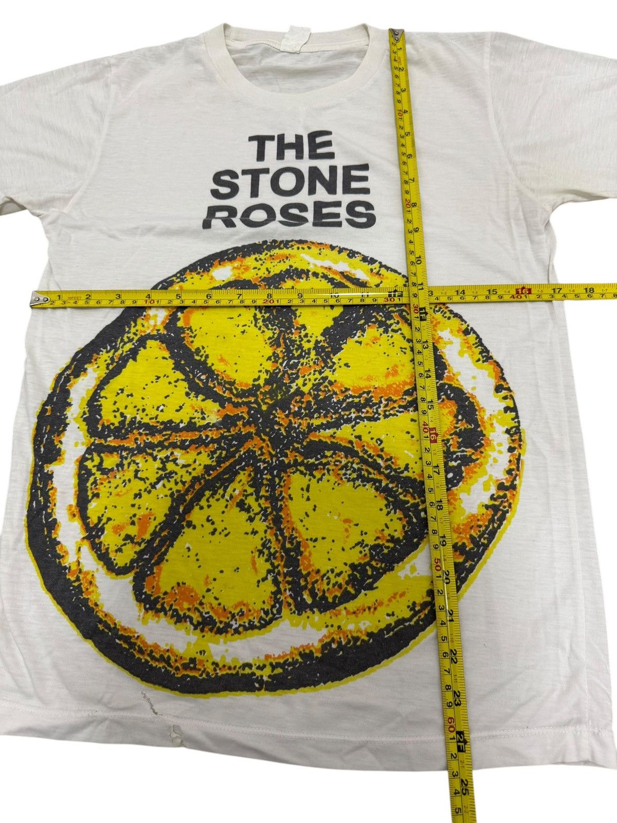 Band Tees × Vintage VINTAGE THE STONE ROSES LEMON ICONIC BAND SIGNATURE SYMBOL T Size US XXS / EU 40 - 3 Thumbnail
