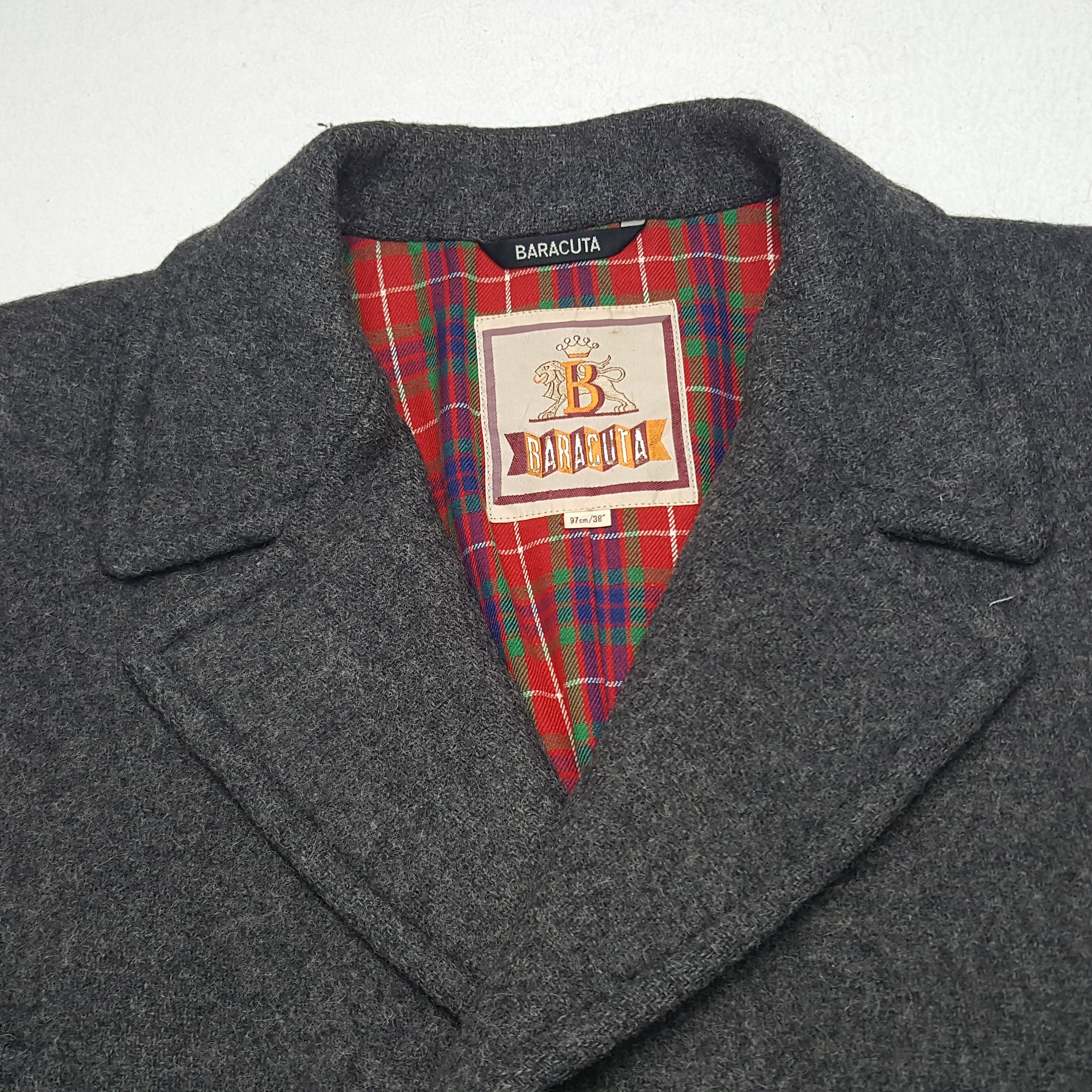 Baracuta × Vintage Vintage Baracuta Wool Blazer Coat Jacket Size US M / EU 48-50 / 2 - 4 Thumbnail