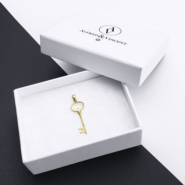 Other Skeleton Key-to-Heart Love Luck Knowledge & Wisdom Pendant Size ONE SIZE - 2 Thumbnail